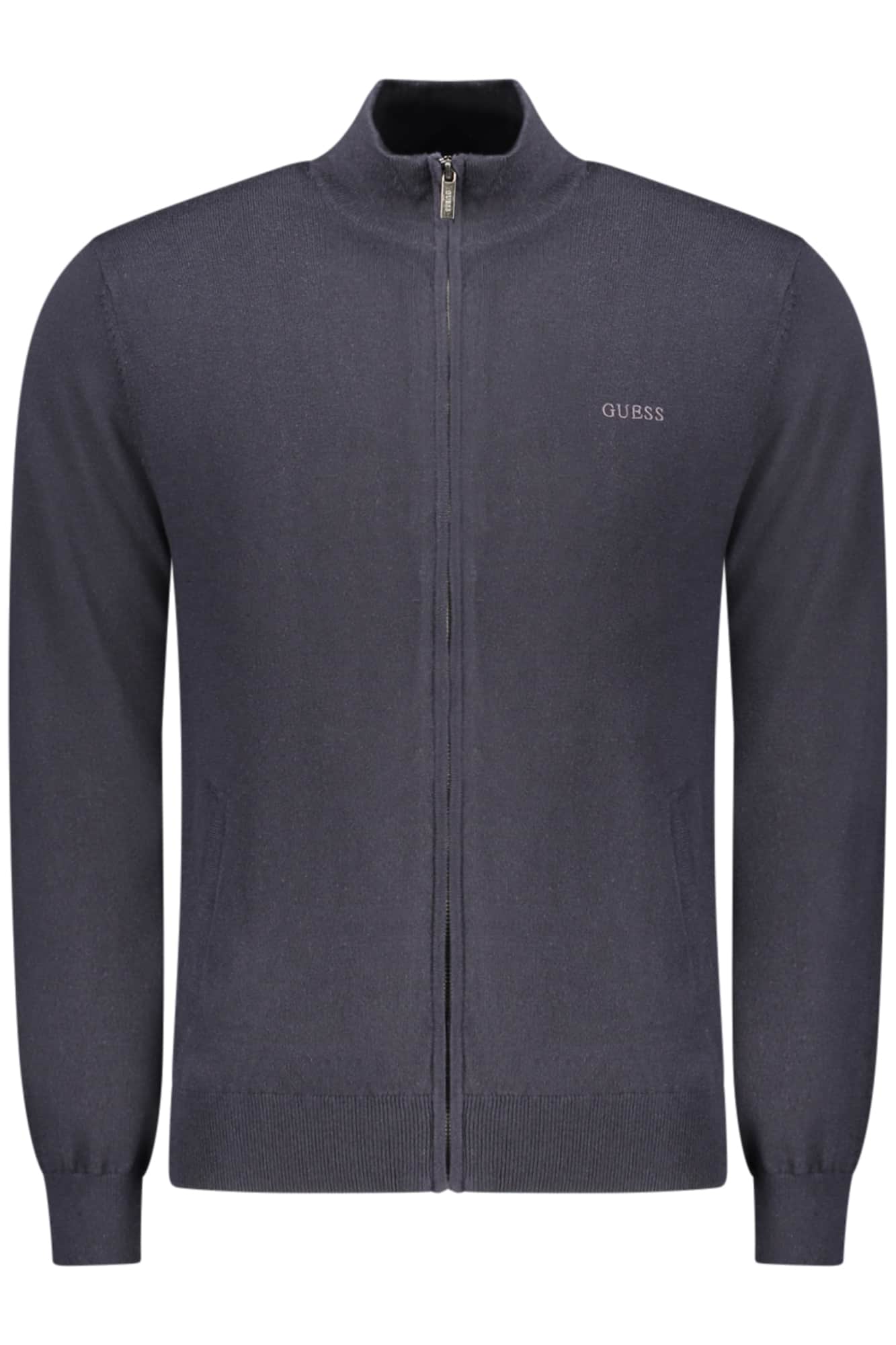 Guess Jeans herren blau strickjacke