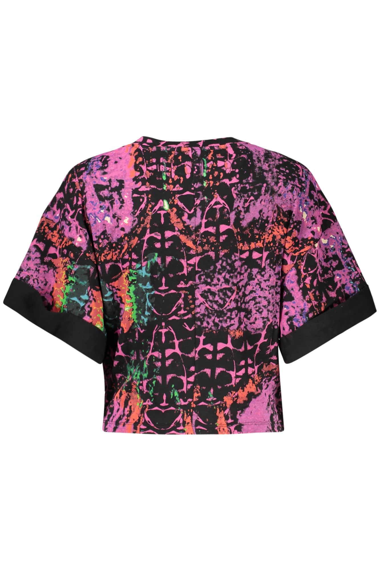 Desigual damen kurzarm t-shirt lila