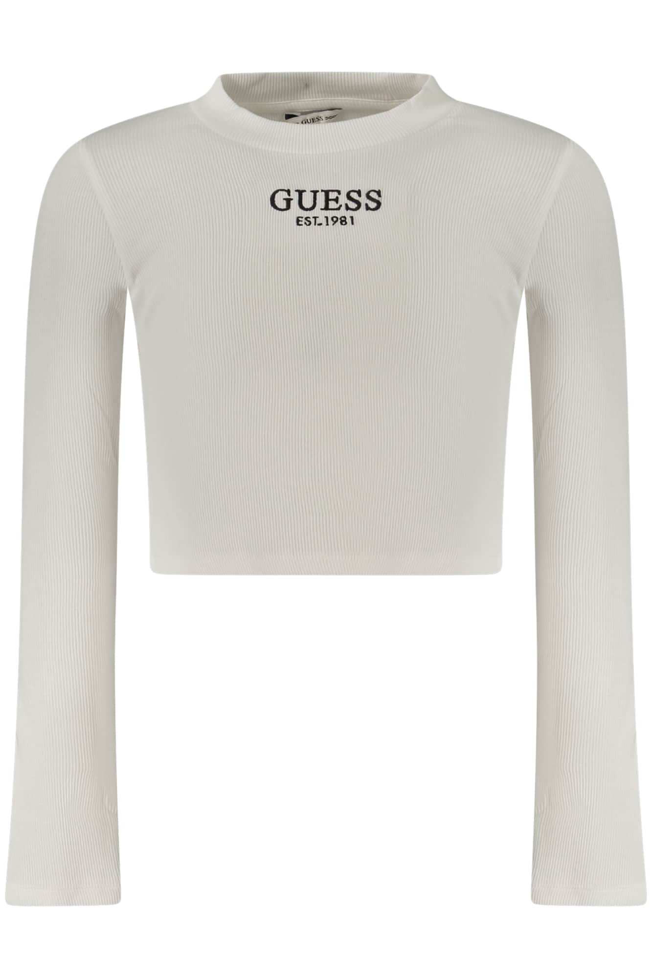 Guess Jeans langarm t-shirt für mädchen, weiss