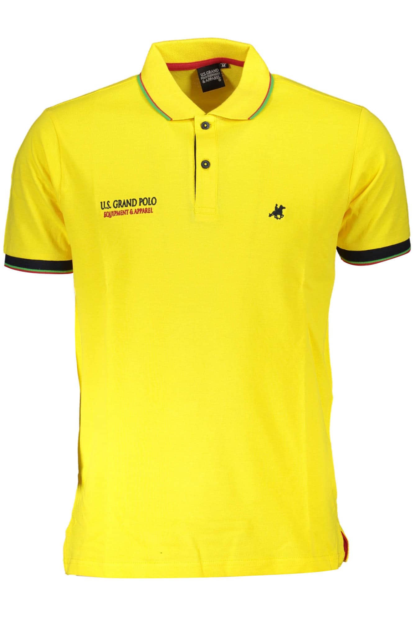 US Grand polo kurzarm herren gelb