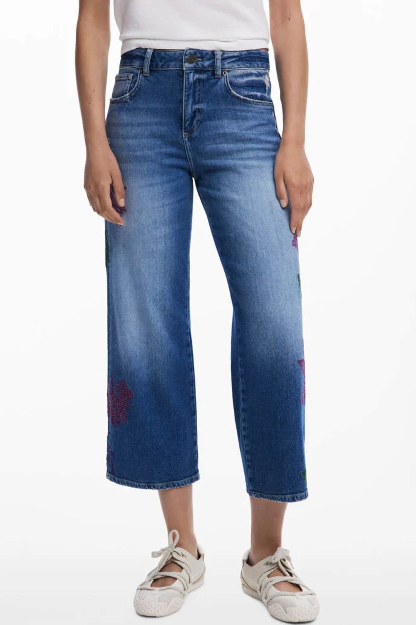 Desigual damen denim jeans, blau