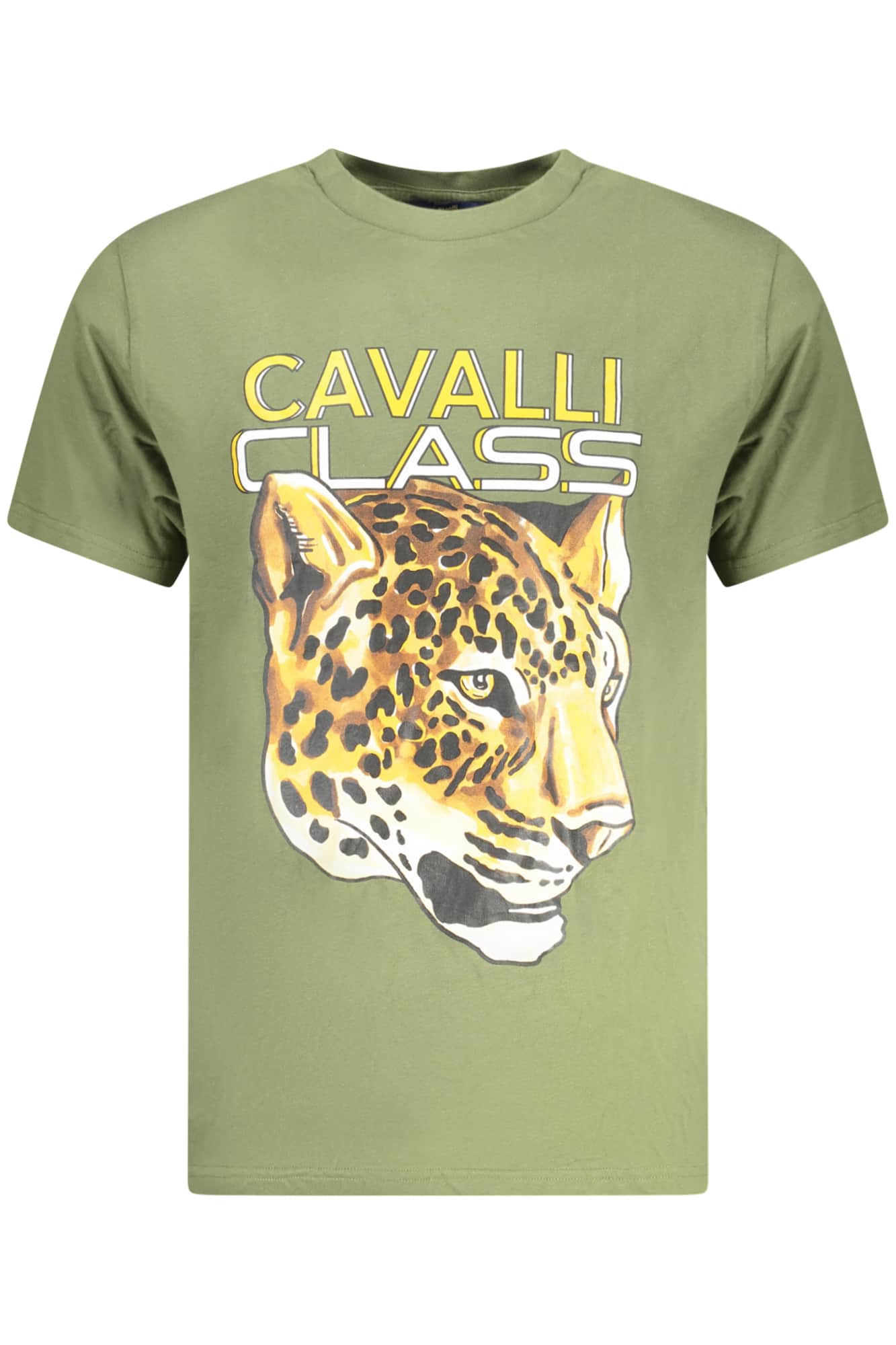 Cavalli Class herren kurzarm t-shirt grün