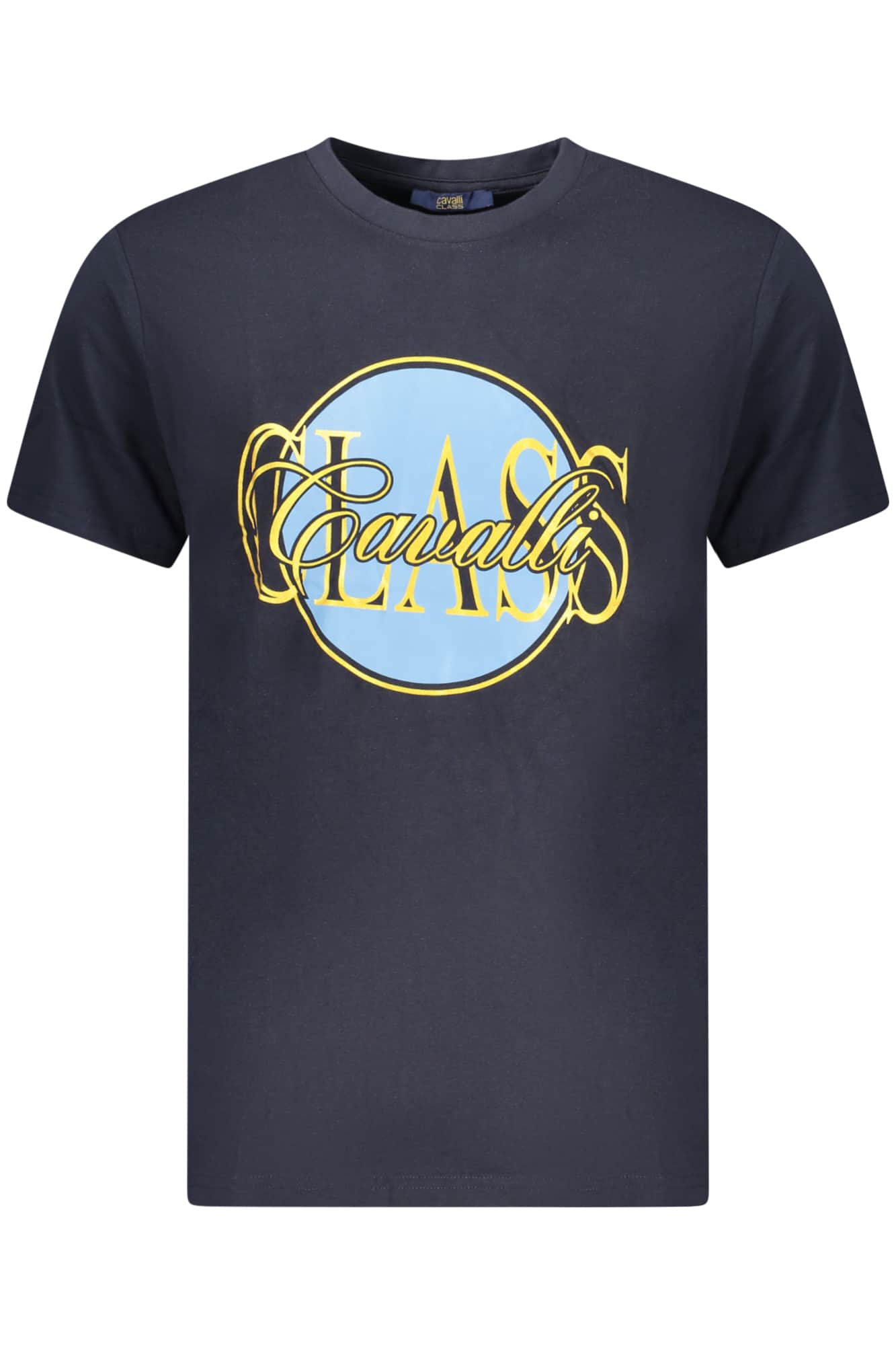 Cavalli Class herren kurzarm t-shirt blau