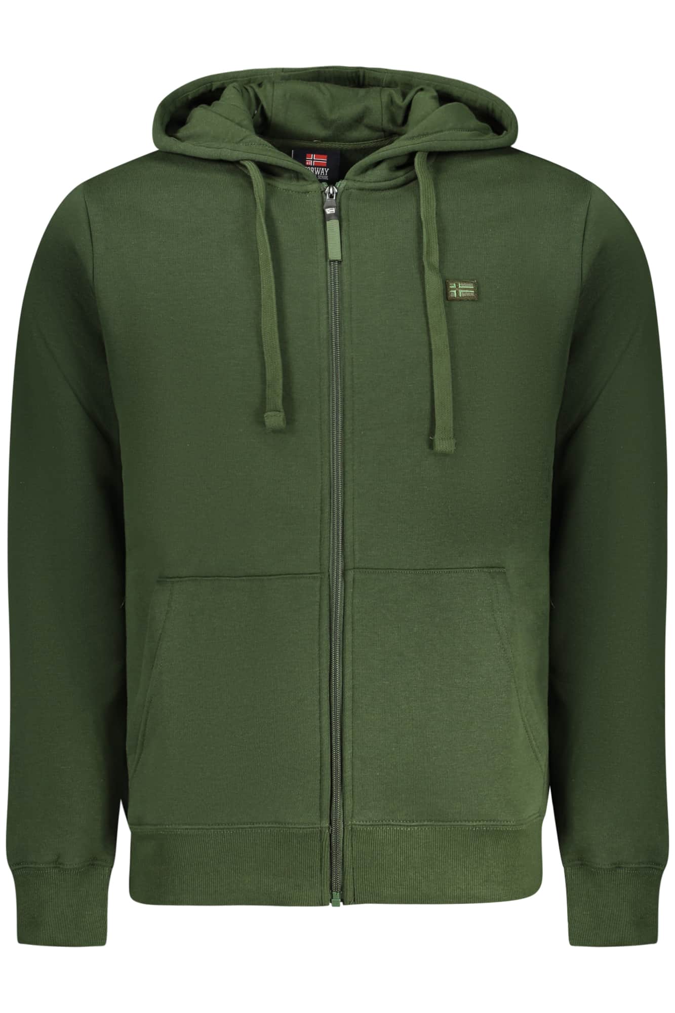 Norway 1963 herren grün mit reissverschluss sweatshirt