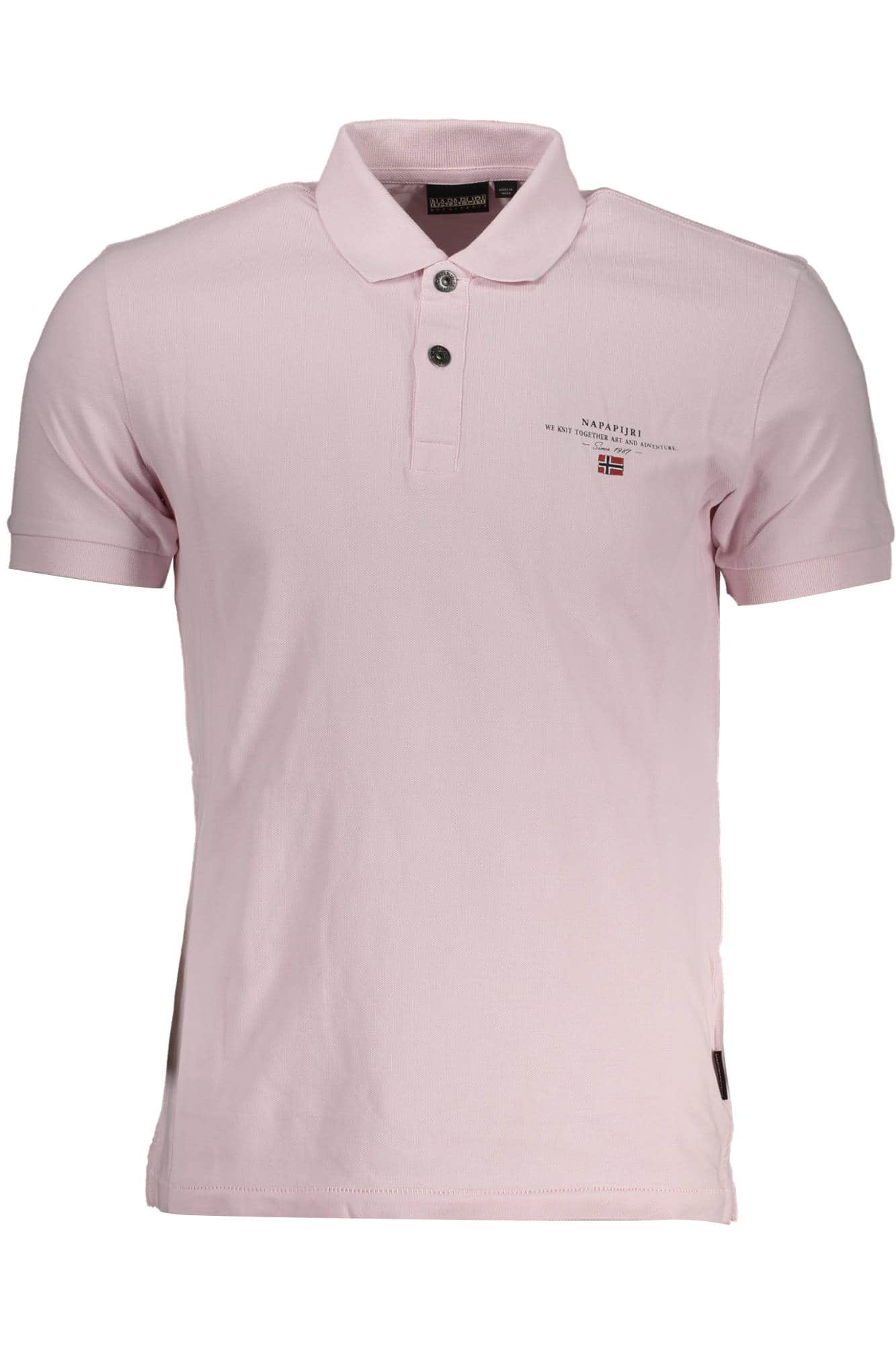 Napapijri herren kurzarm poloshirt, rosa