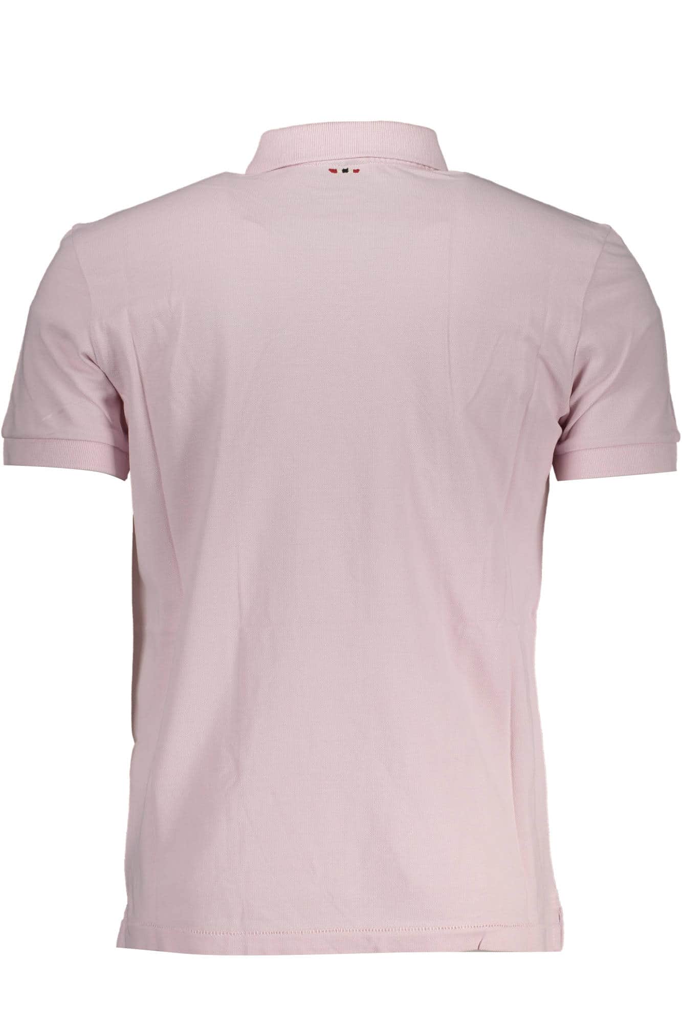 Napapijri herren kurzarm poloshirt, rosa