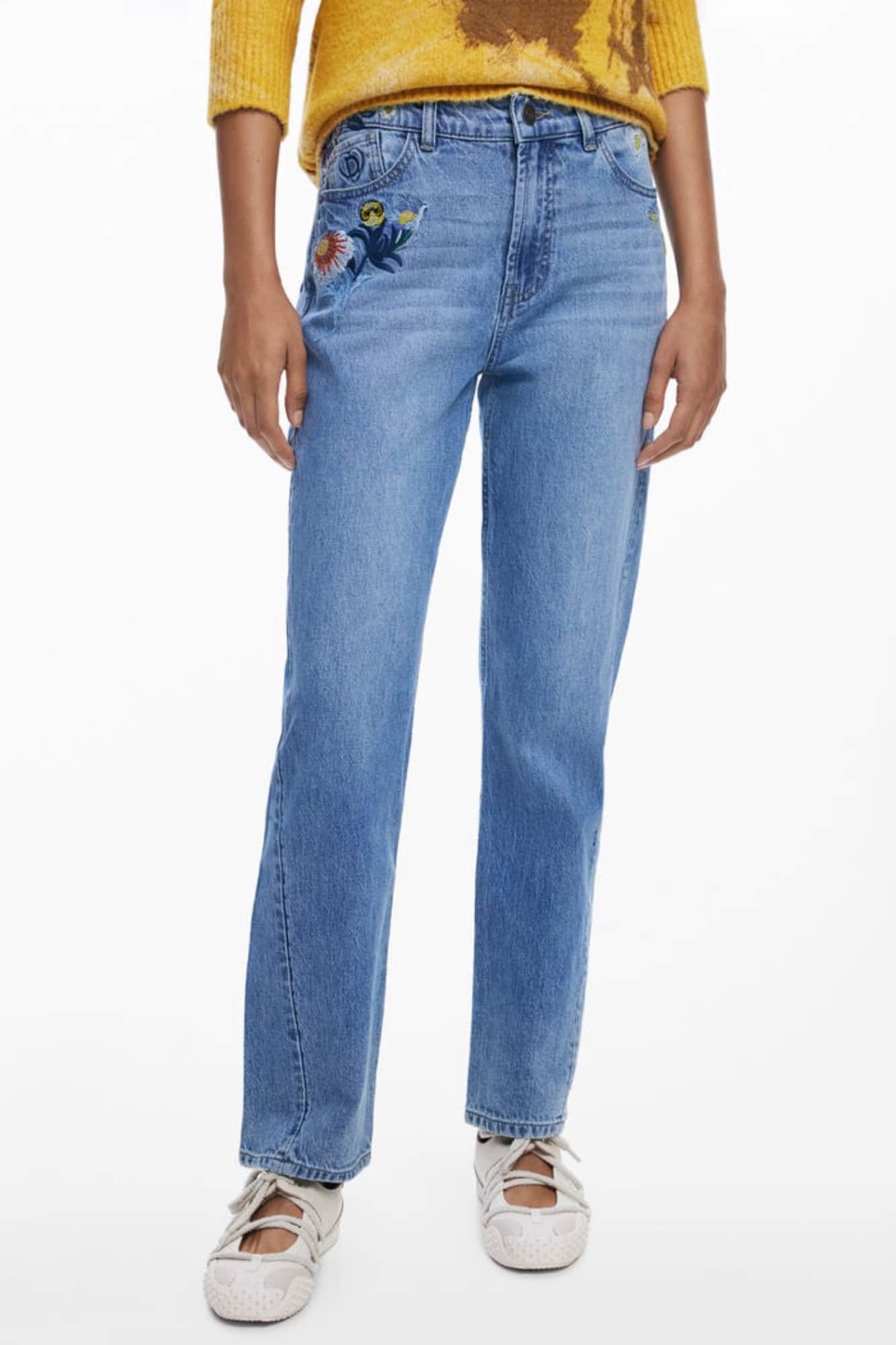 Desigual damen denim jeans, blau