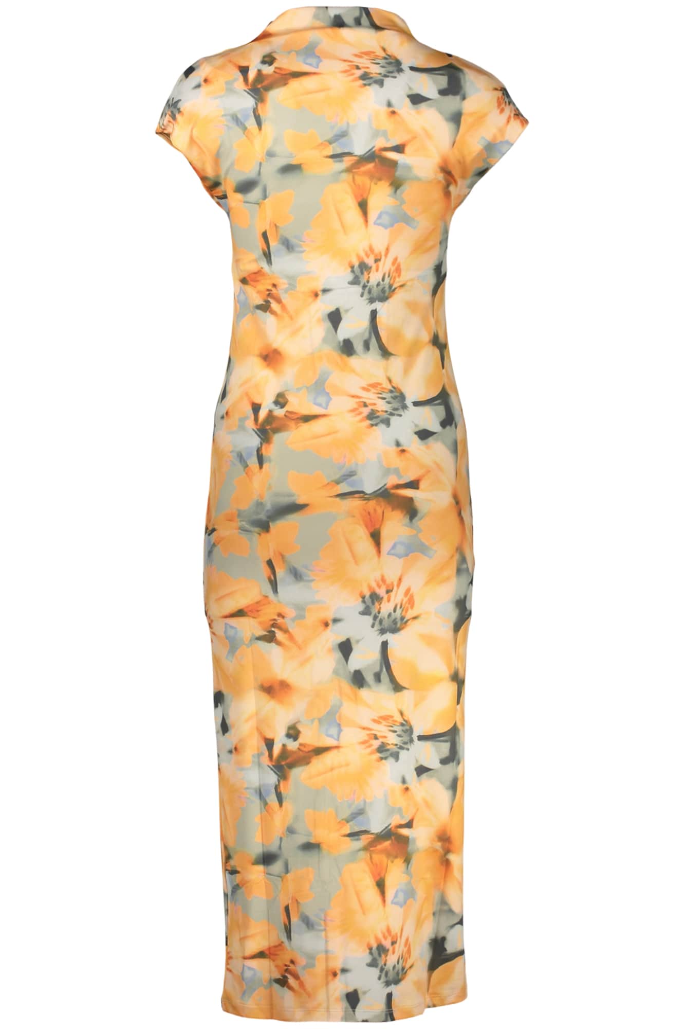 Desigual damen lang kleid orange