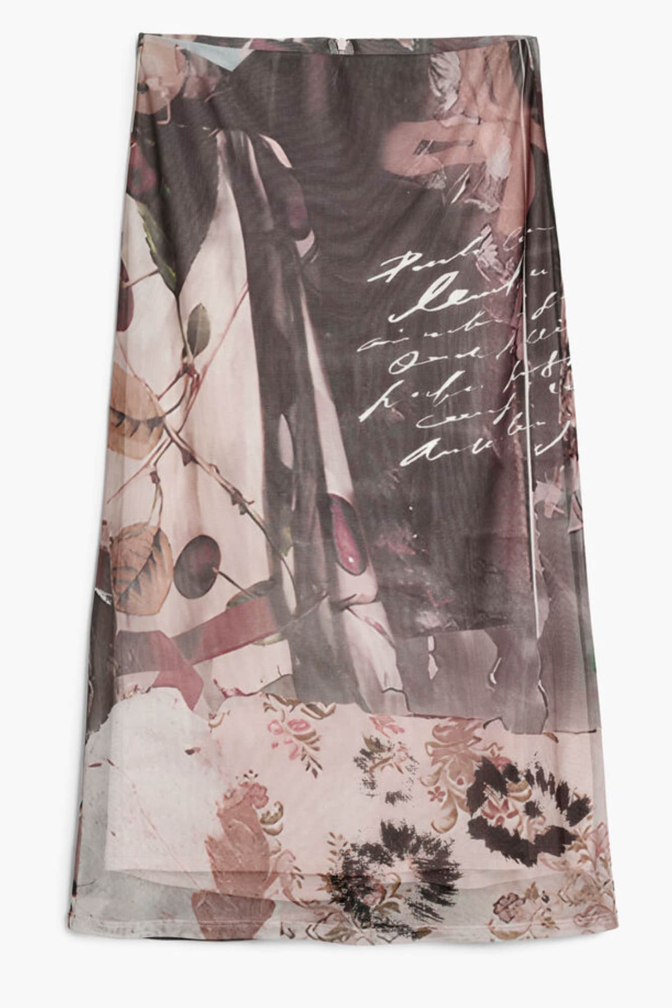 Desigual damen beige midirock
