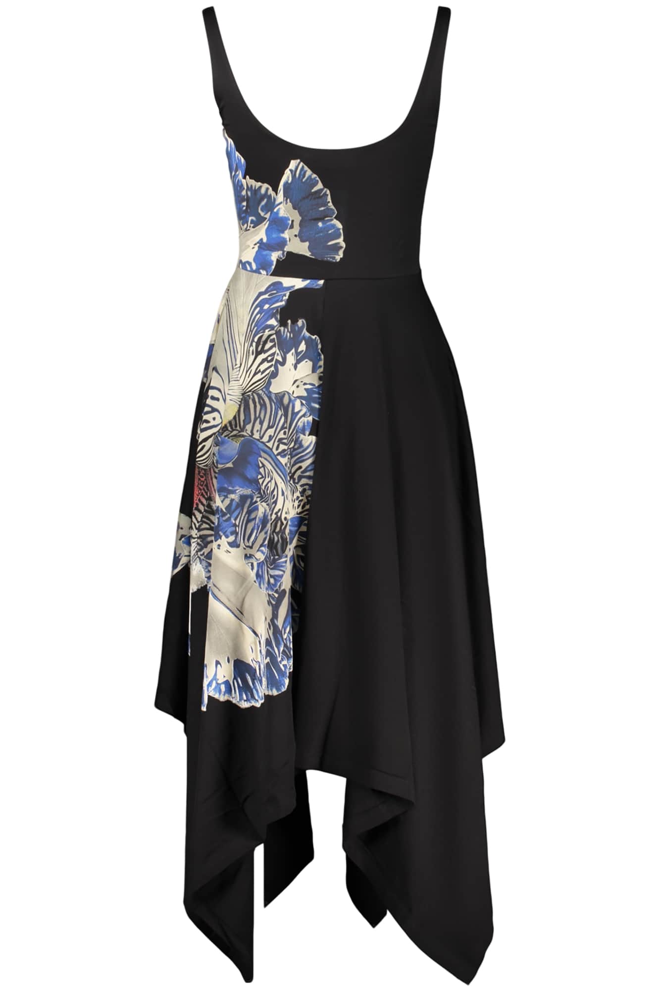 Desigual damen lang schwarz kleid