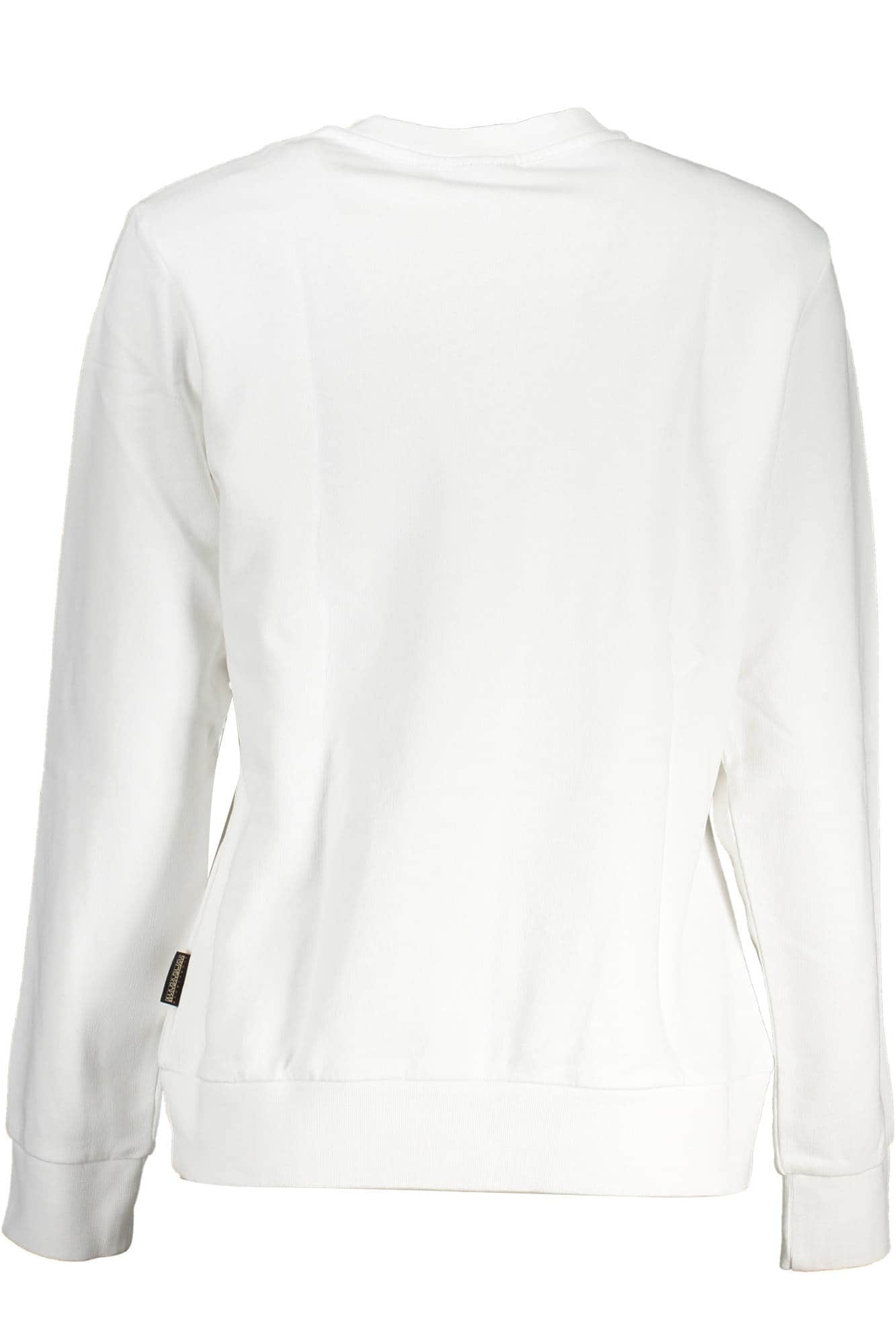 Napapijri damen mit reissverschluss sweatshirt weiss