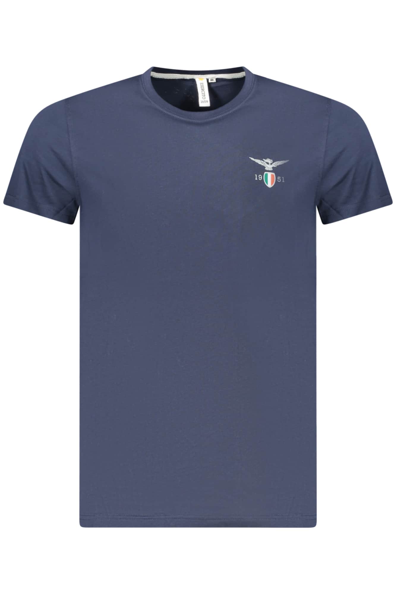 Military academy herren kurzarm t-shirt weiss