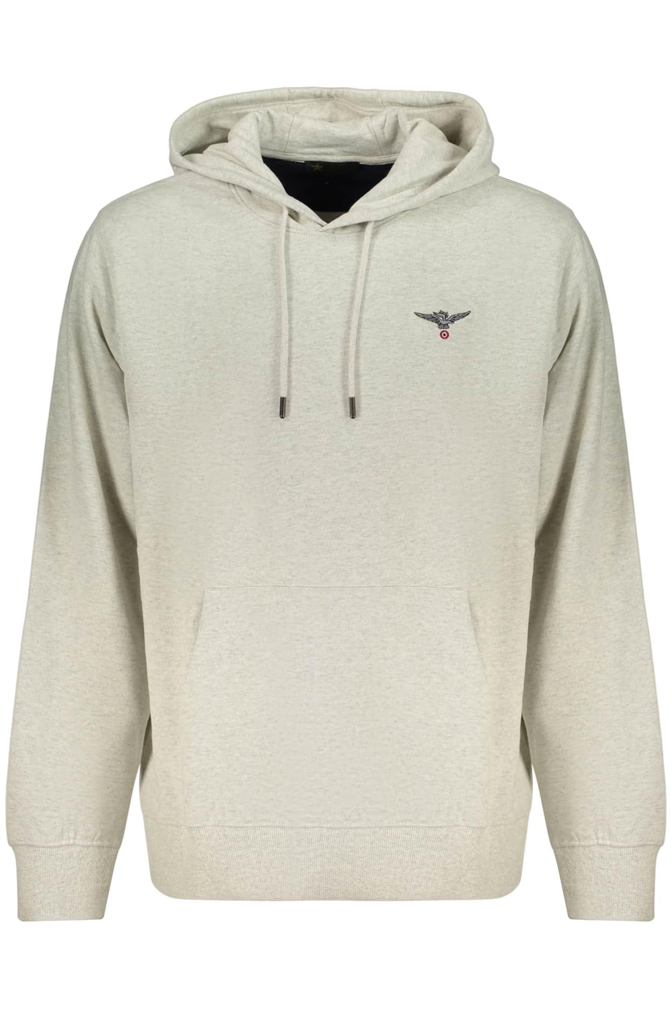 Military academy herren mit reissverschluss sweatshirt, grau