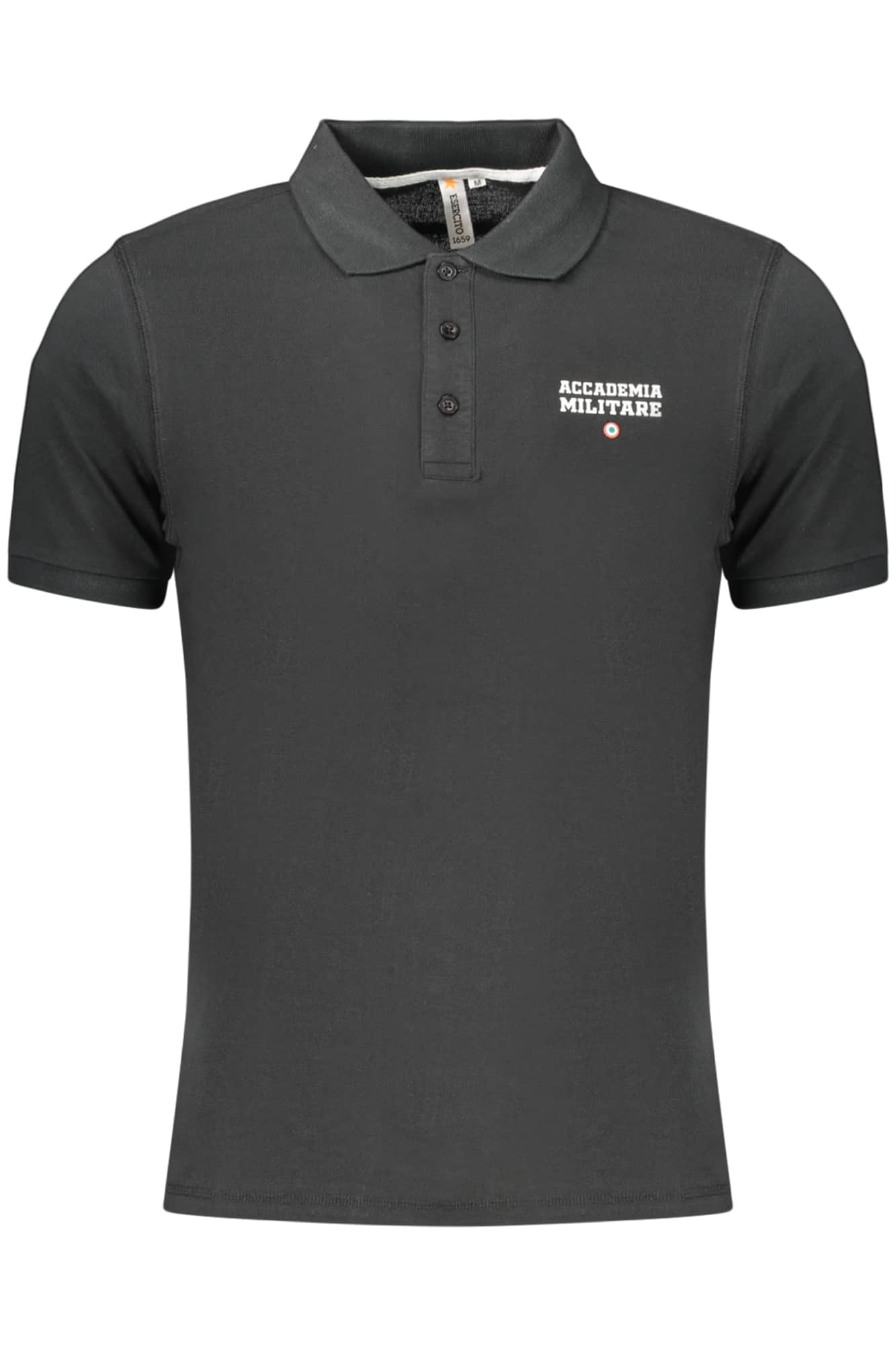 Military academy herren kurzarm poloshirt, weiss