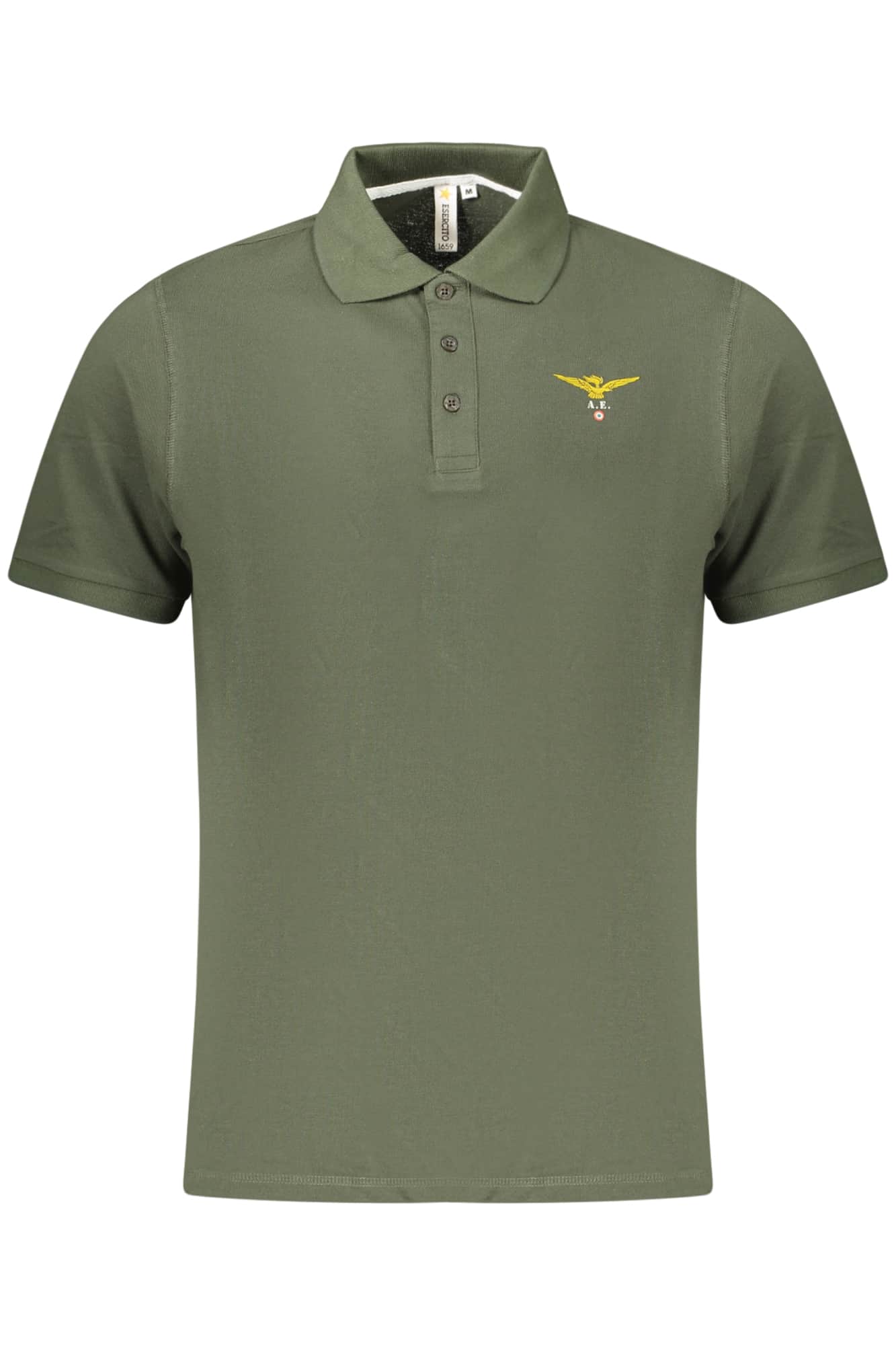 Military academy herren kurzarm poloshirt, blau