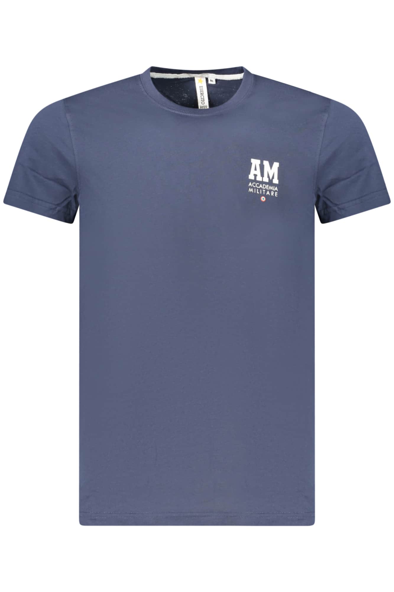 Military academy herren kurzarm t-shirt, blau