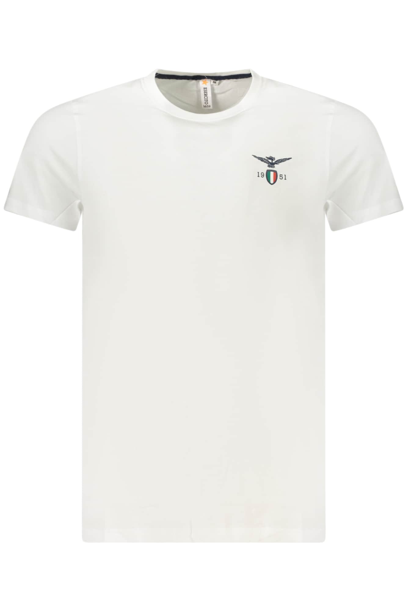 Military academy herren kurzarm t-shirt weiss