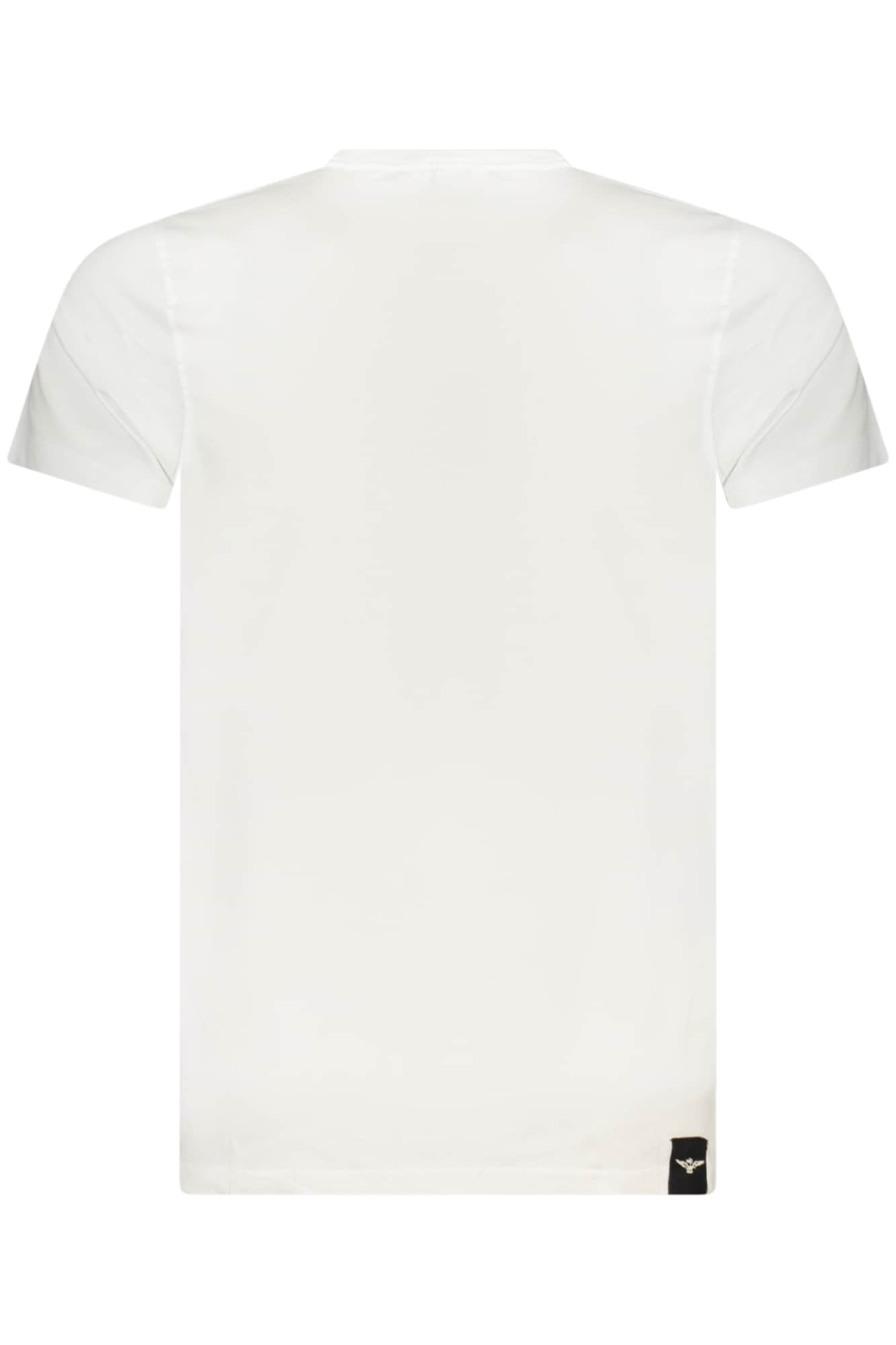 Military academy herren kurzarm t-shirt weiss