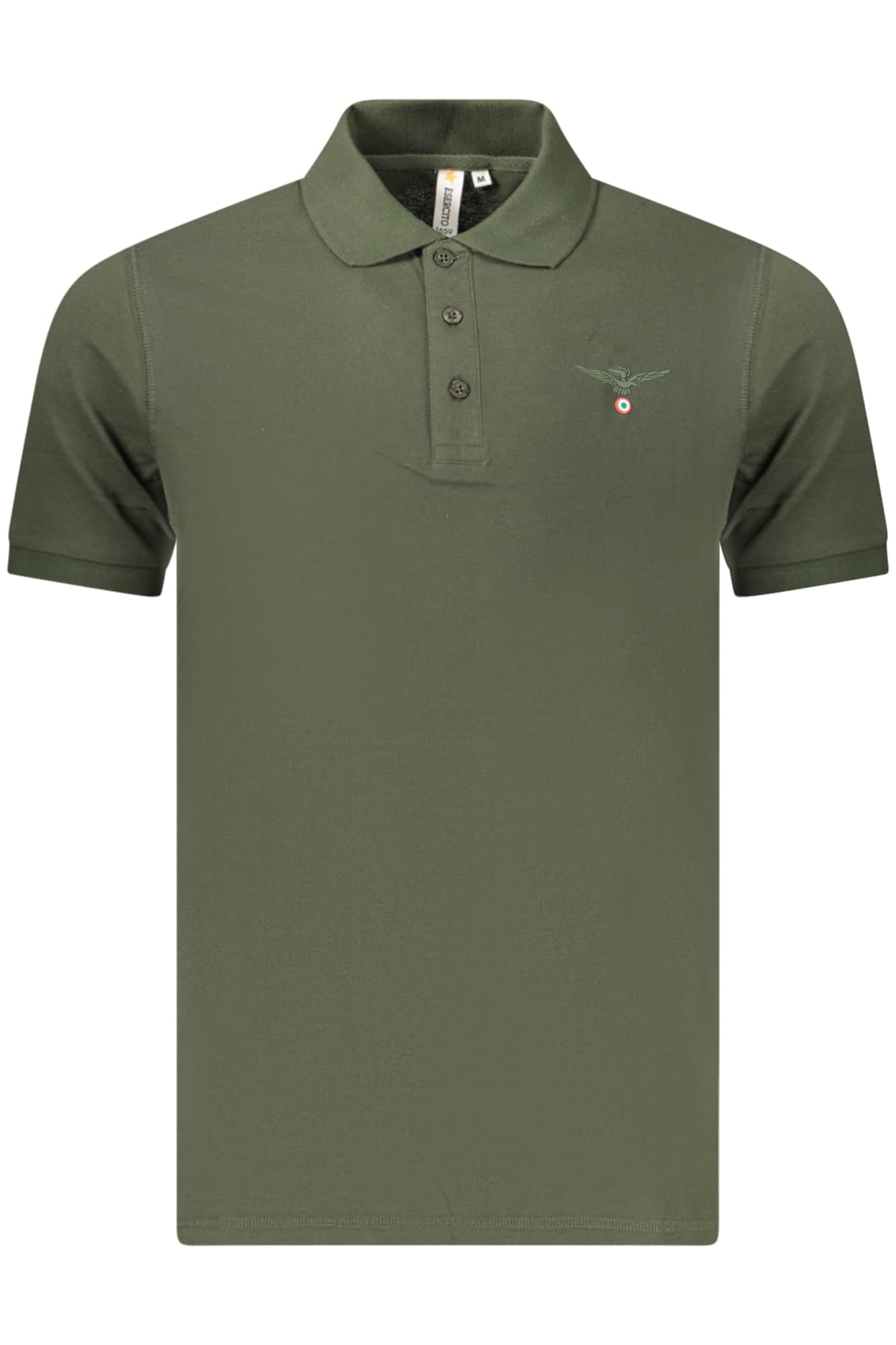 Military academy herren kurzarm poloshirt, grün