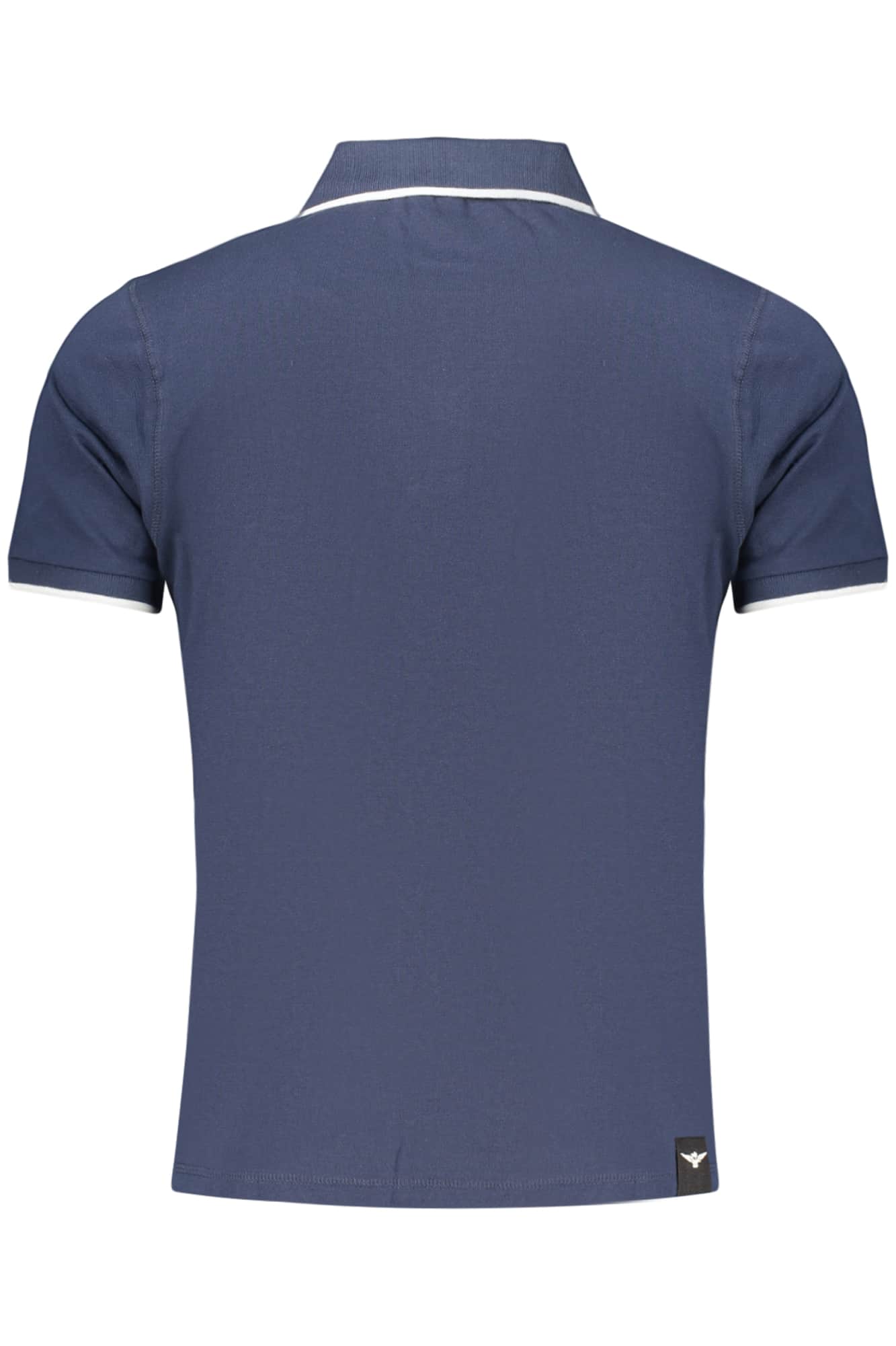 Military academy herren kurzarm poloshirt, blau