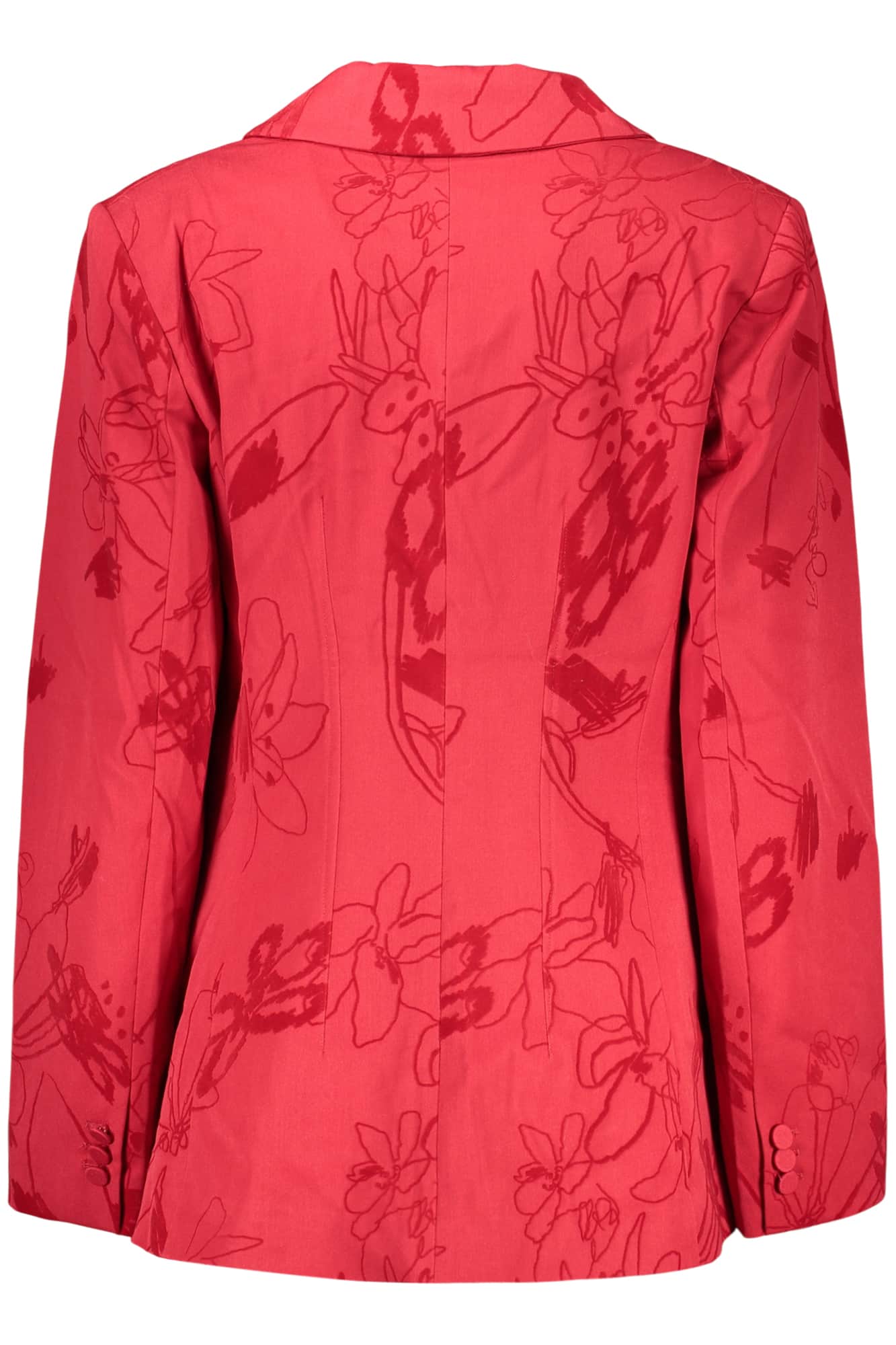 Desigual klassisch damen jacke rot