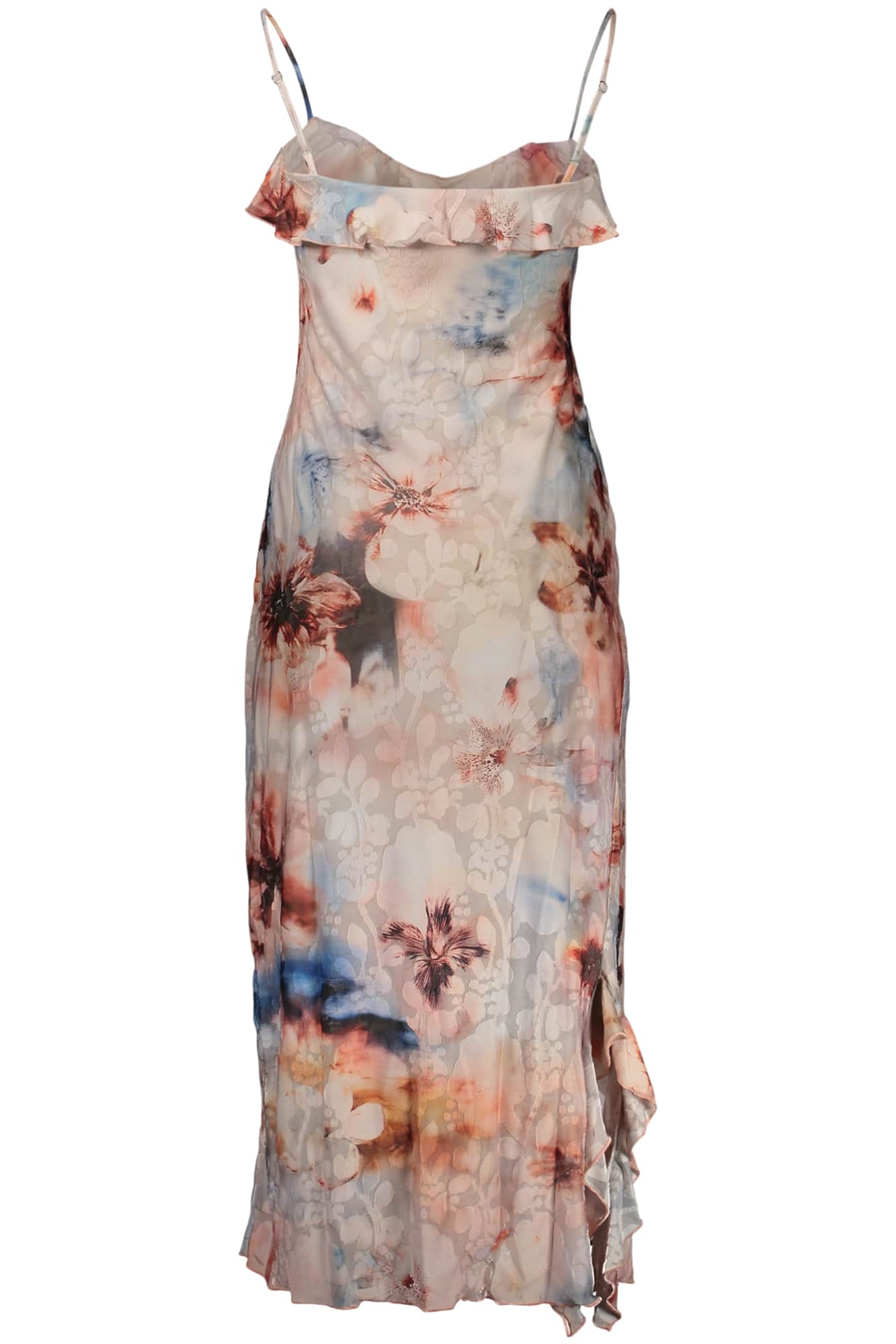Desigual damen lang rosa kleid