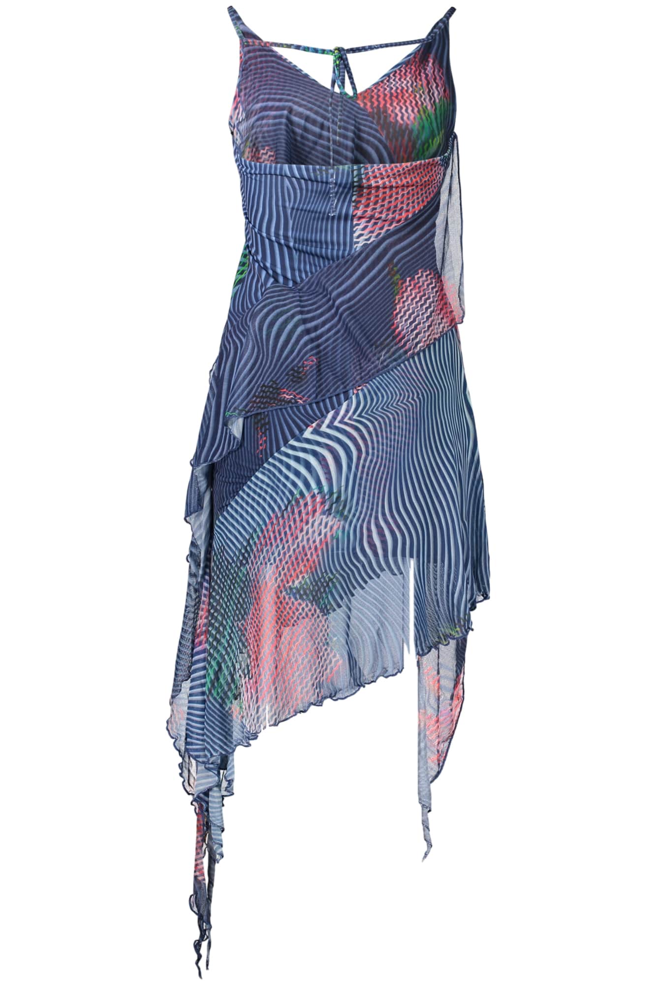 Desigual kurz kleid für damen in blau