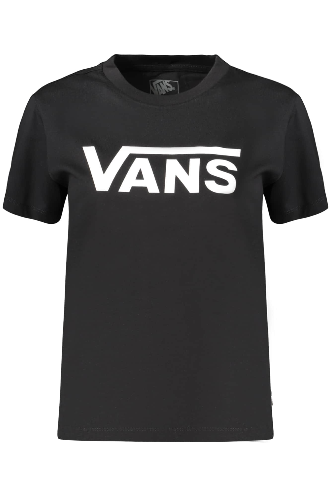 Vans damen kurzarm t-shirt schwarz