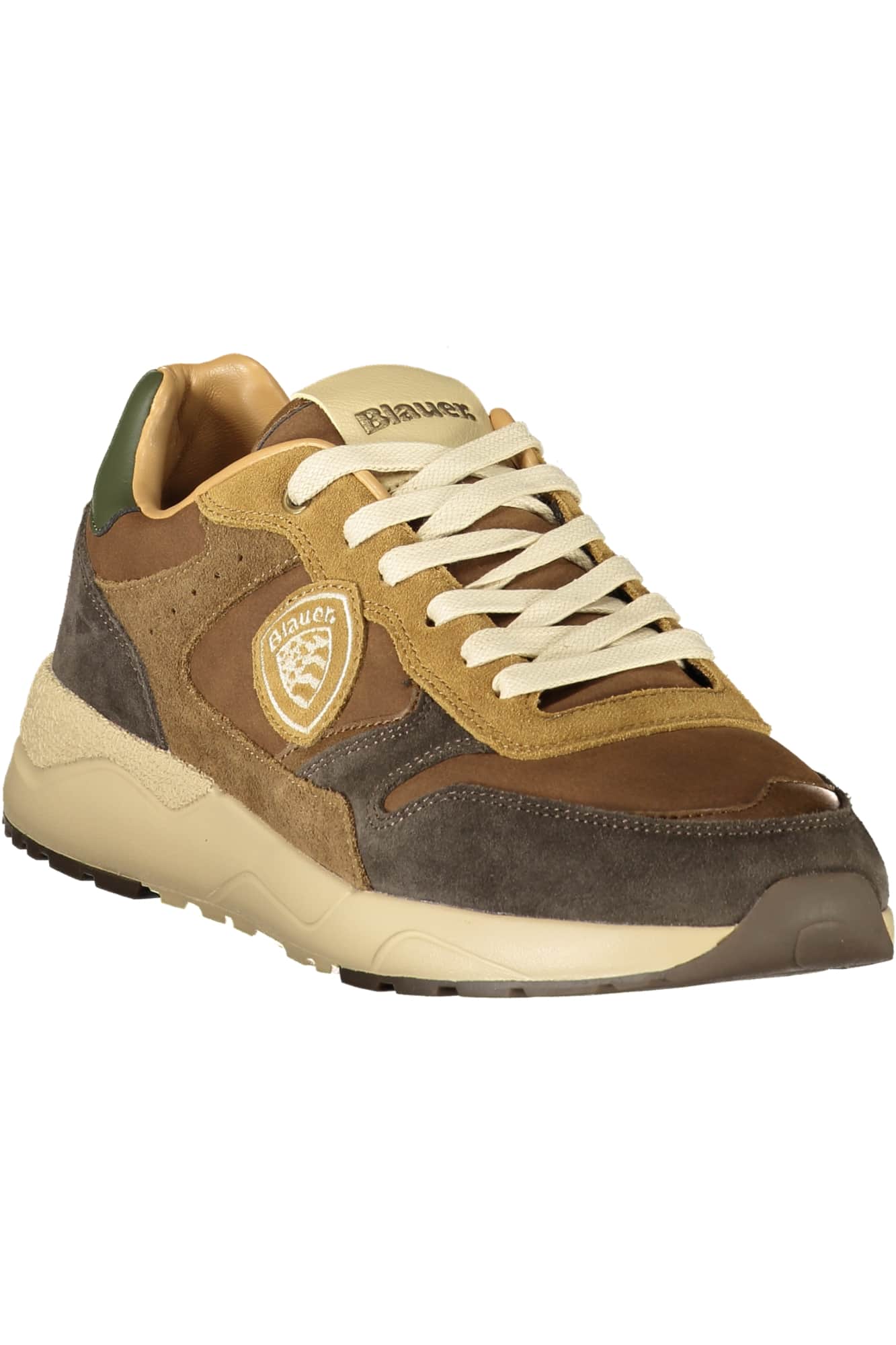 Blauer herren sportschuhe grün