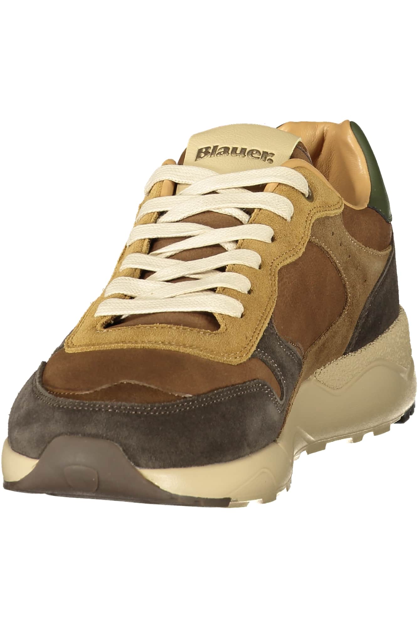 Blauer herren sportschuhe grün