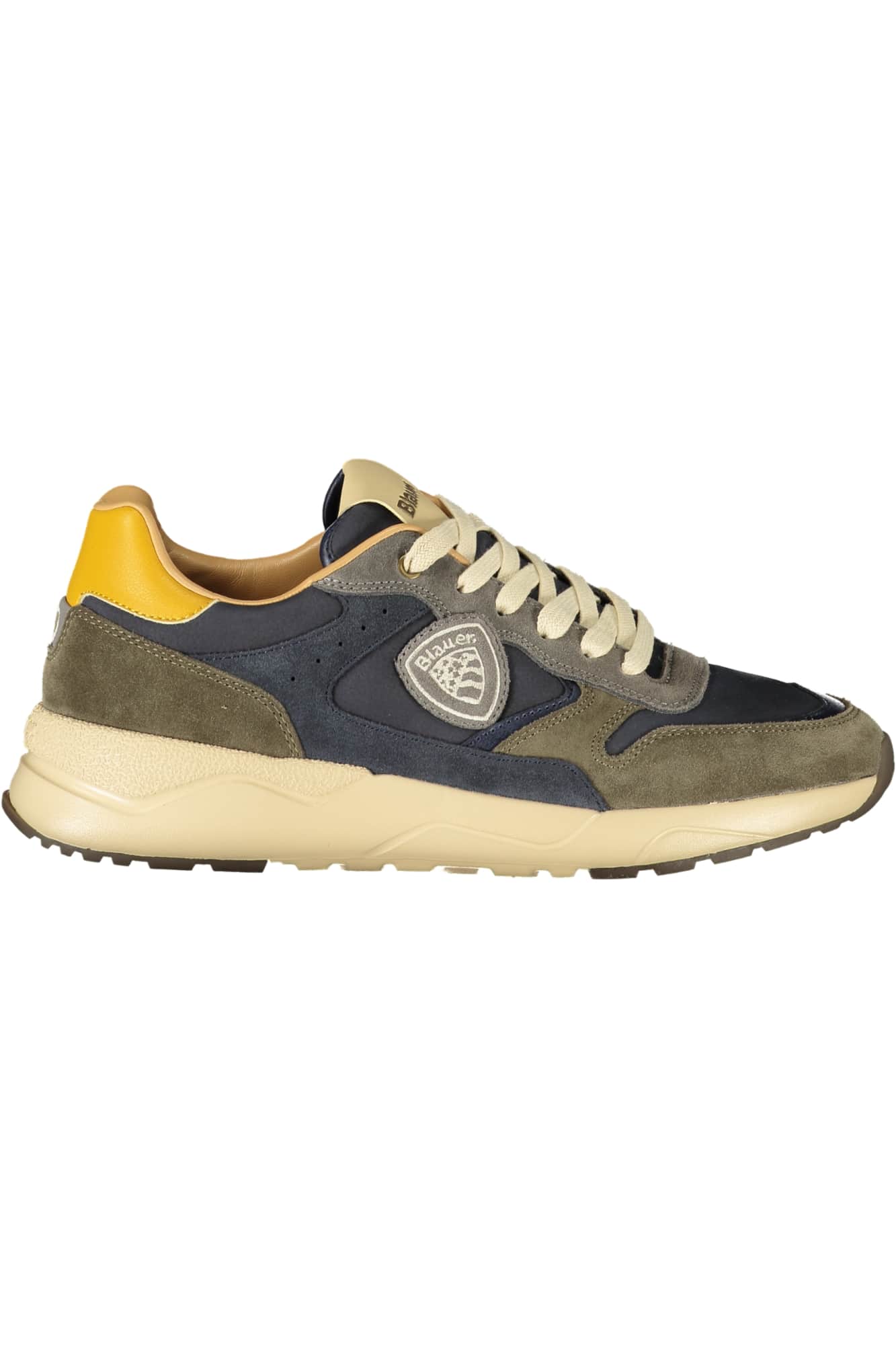 Blauer herren sportschuhe grün