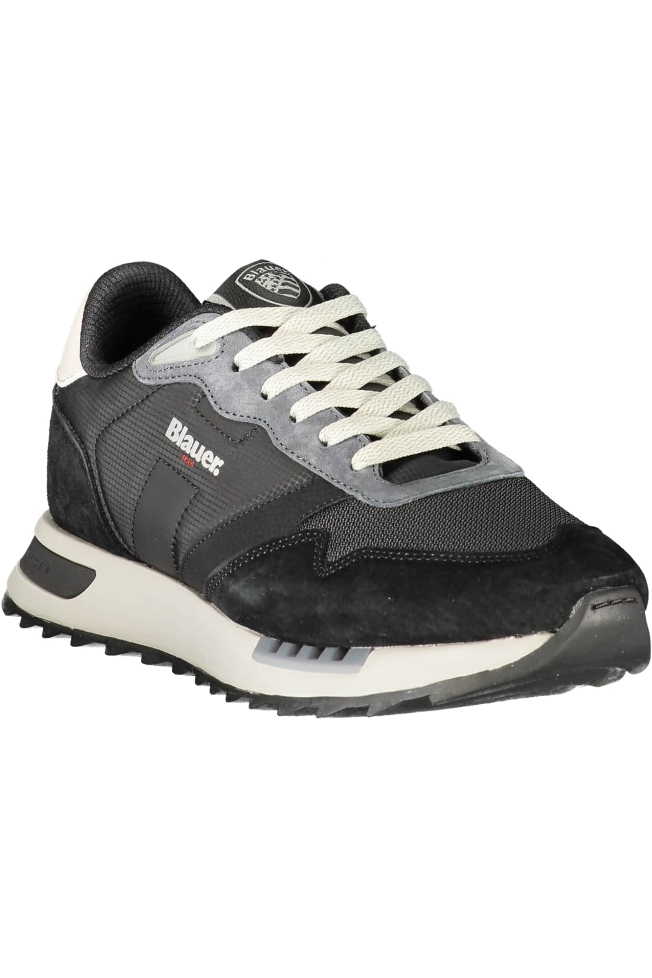 Blauer herren schwarz sportschuhe
