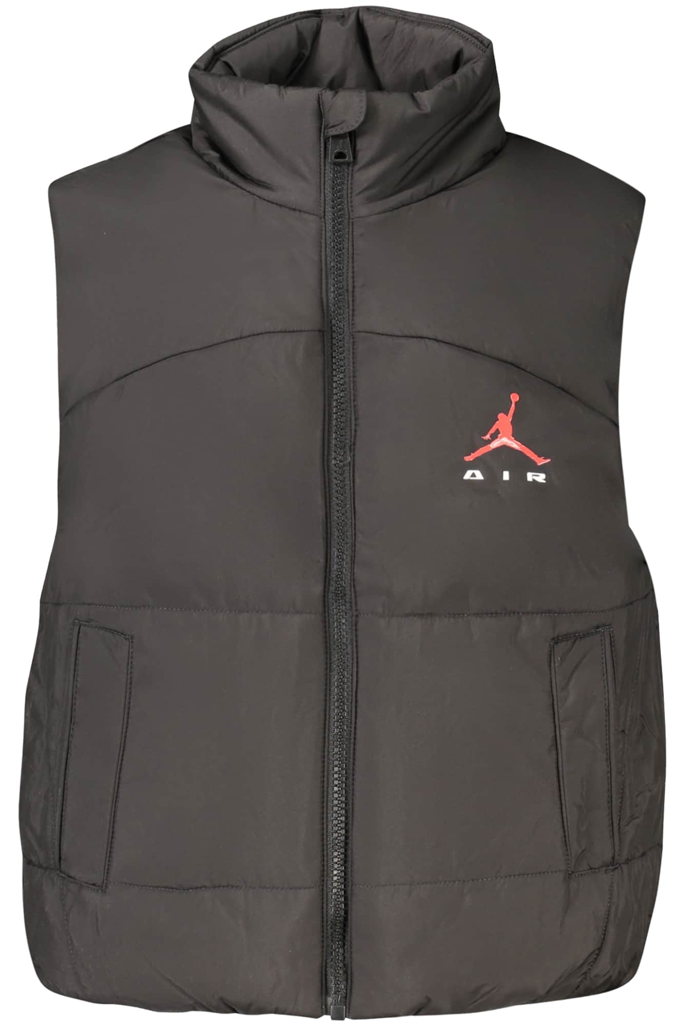 Jordan schwarz ärmellos jacke für kinder