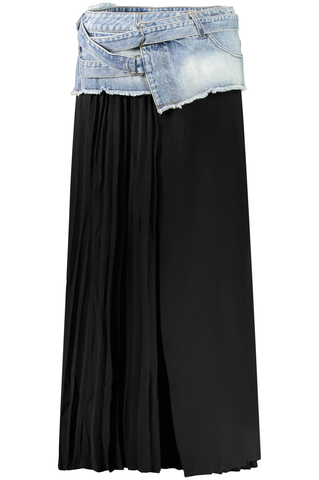 Desigual damen lang rock schwarz