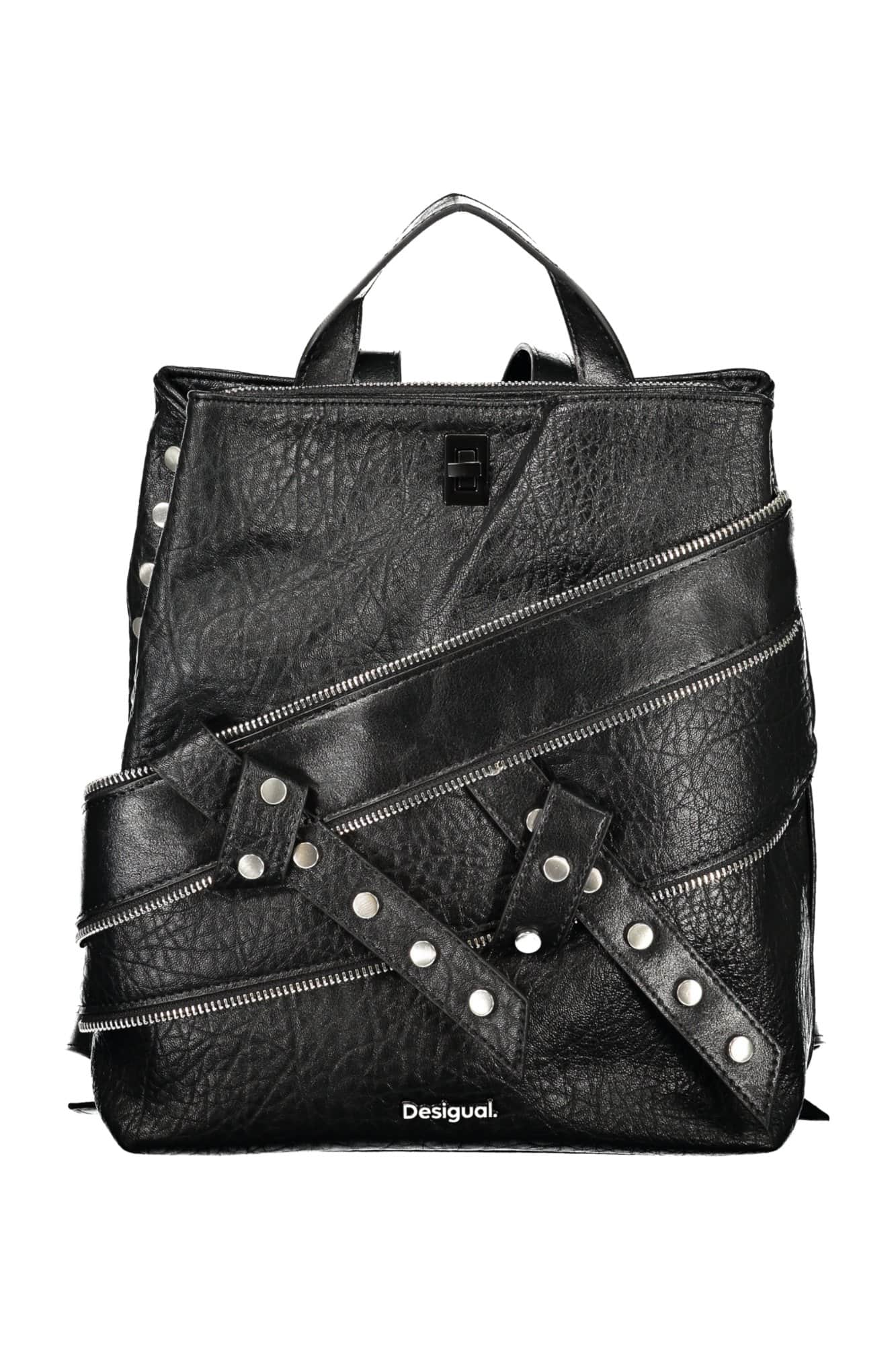 Desigual damen schwarz rucksack