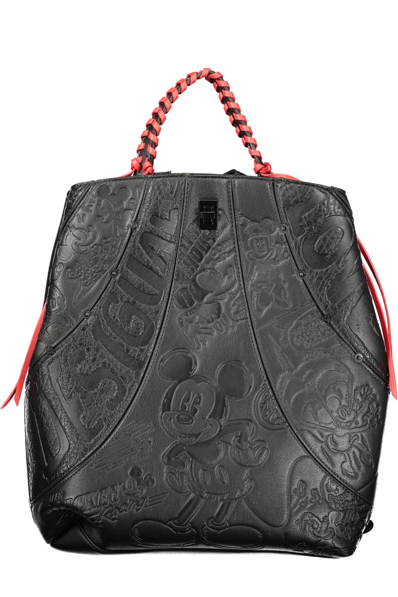 Desigual damen schwarz rucksack
