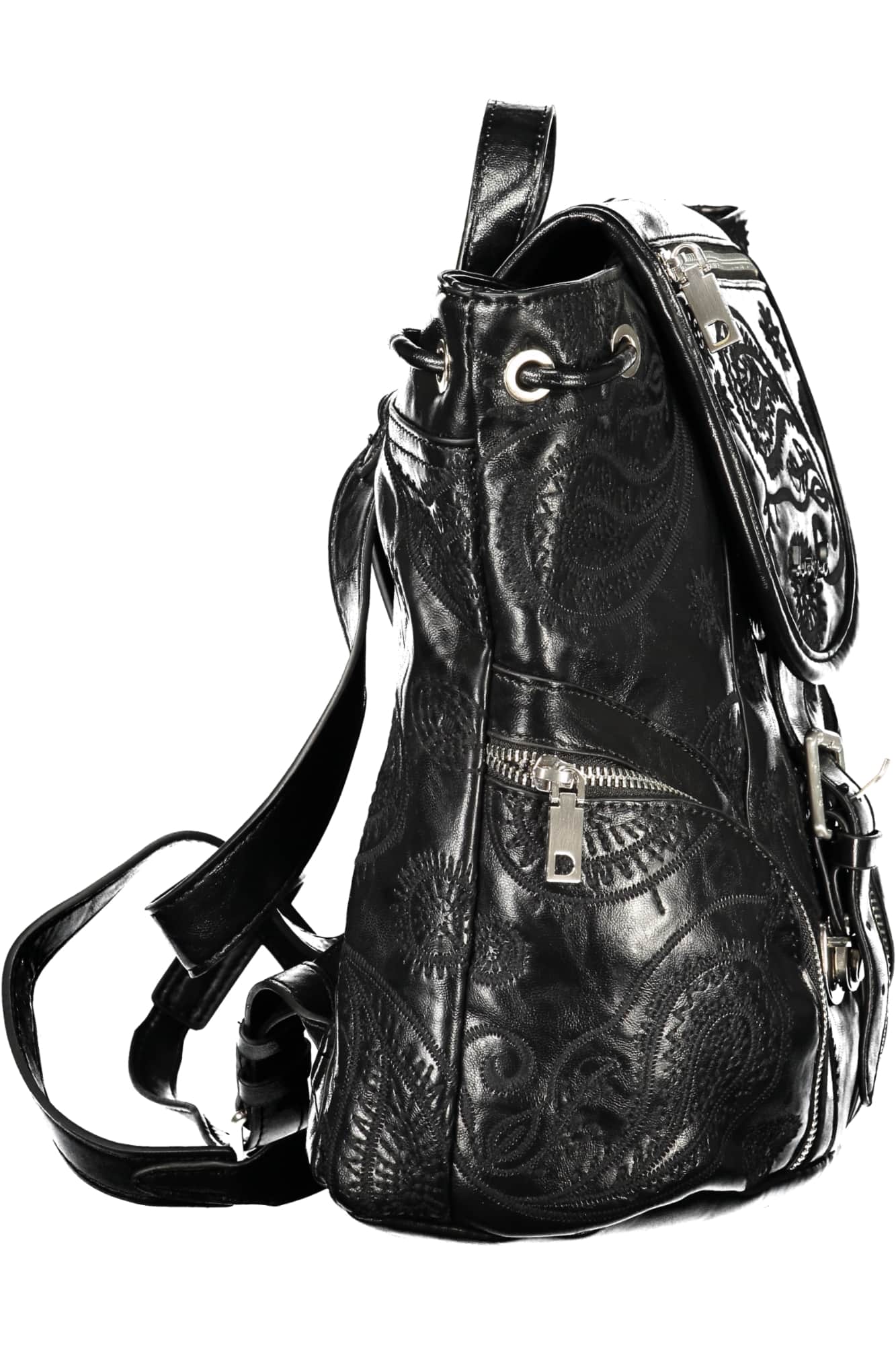 Desigual damen schwarz rucksack
