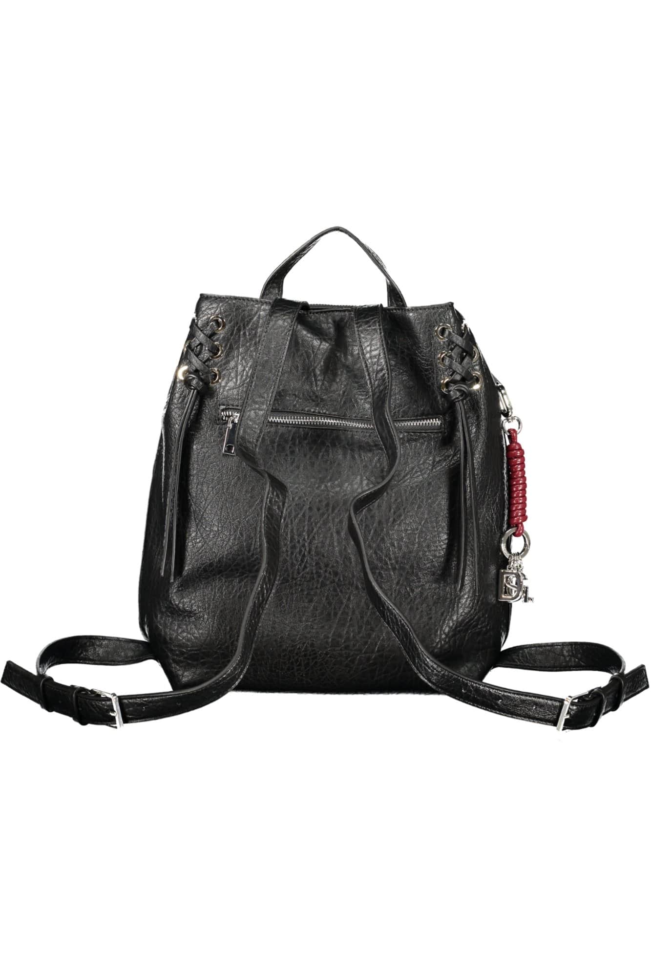 Desigual damen schwarz rucksack