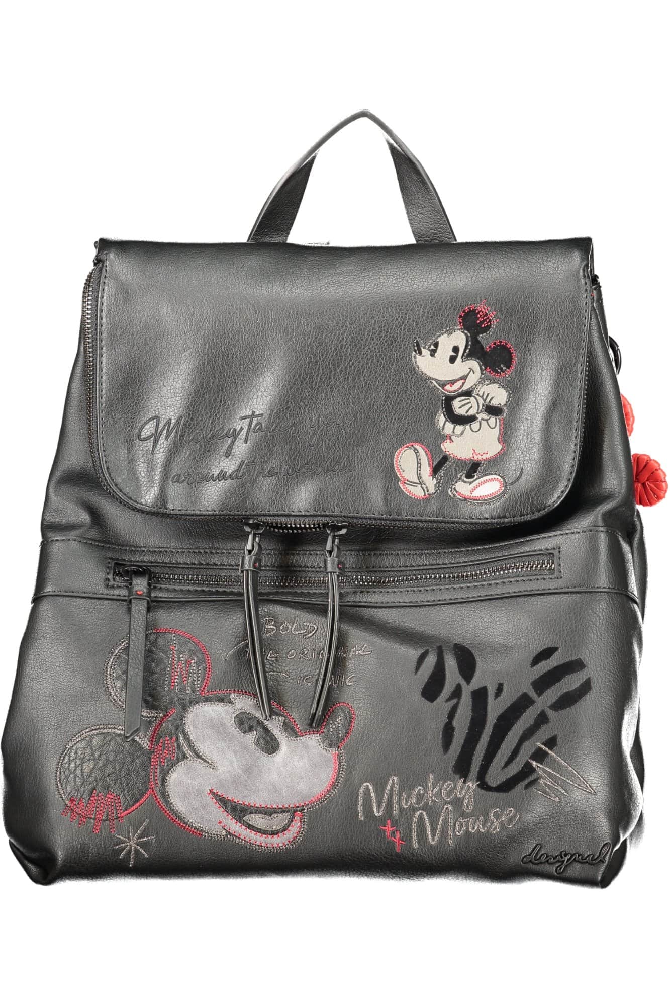Desigual damen schwarz rucksack