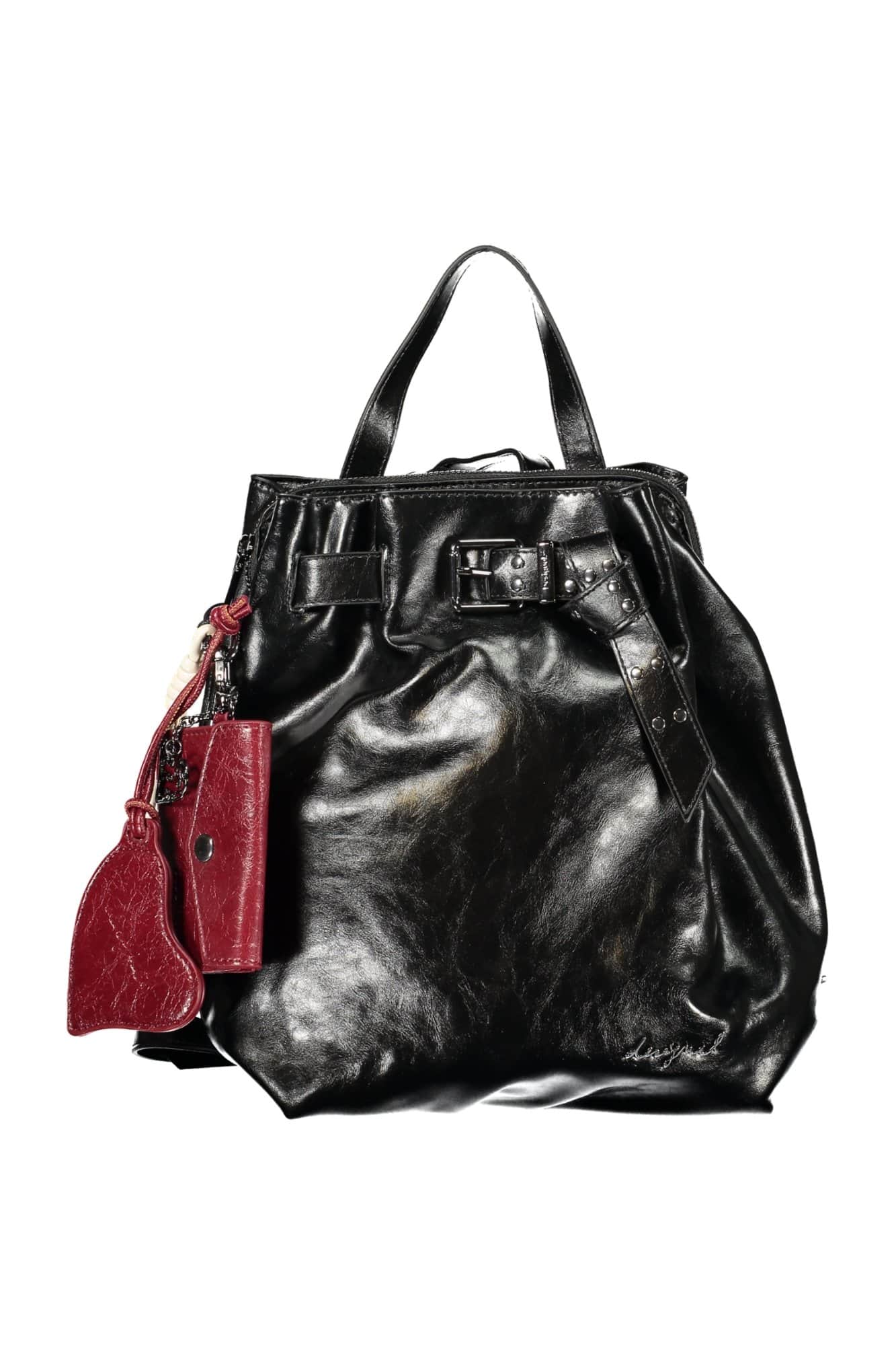 Desigual damen schwarz rucksack