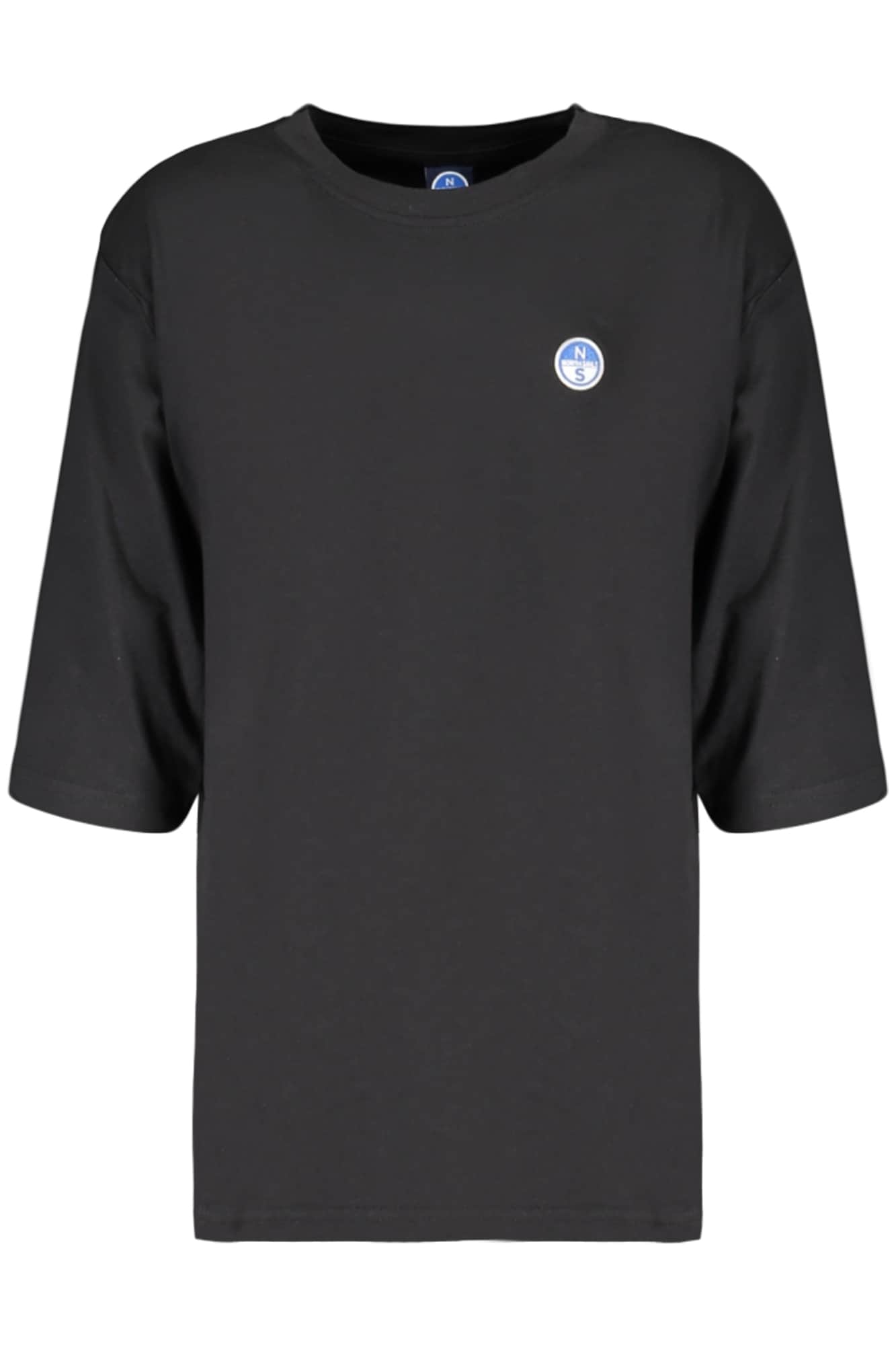 North Sails kinder kurzarm t-shirt, schwarz
