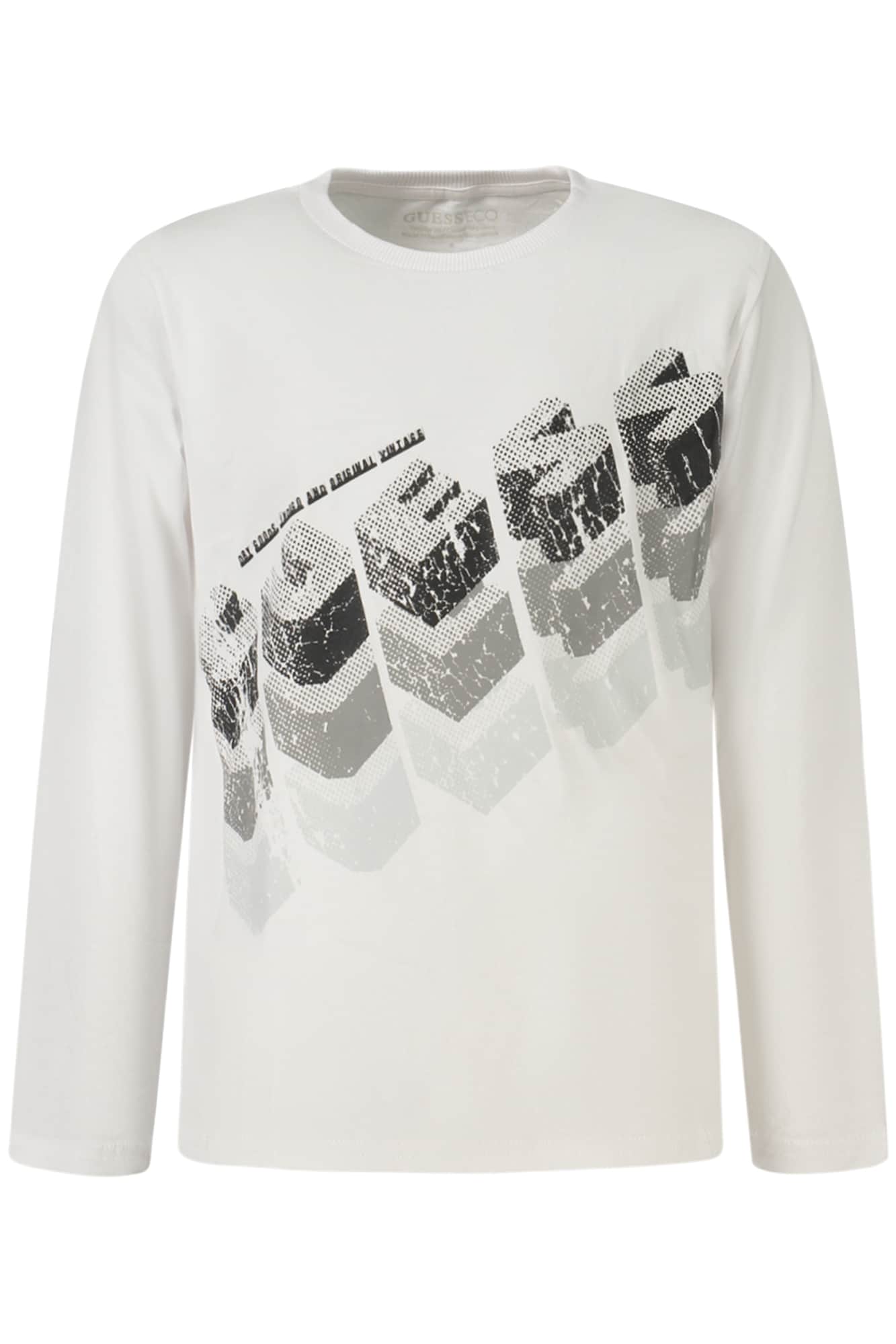 Guess Jeans kurzarm t-shirt für kinder, weiss