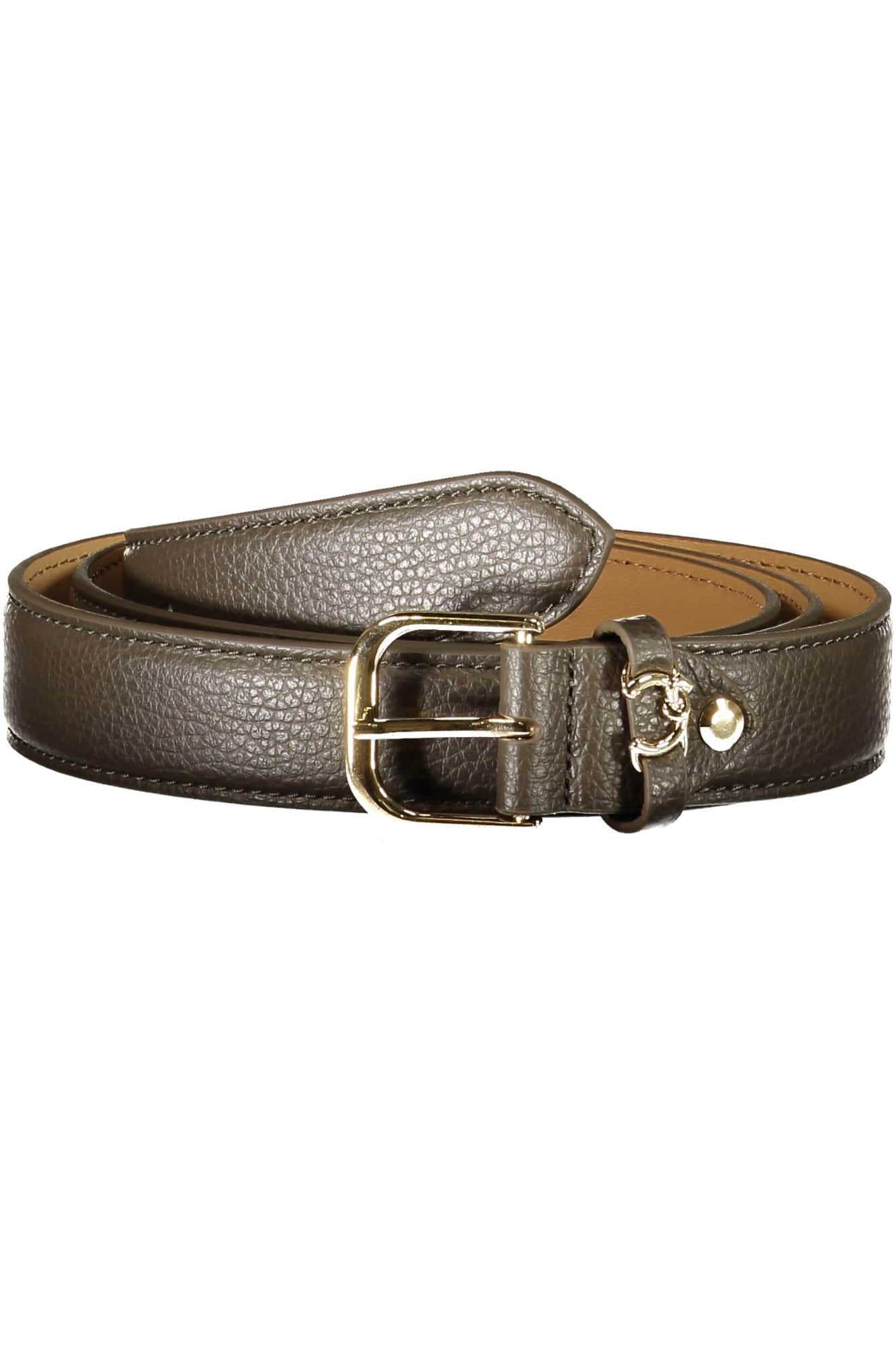 Coccinelle damen leder gürtel braun