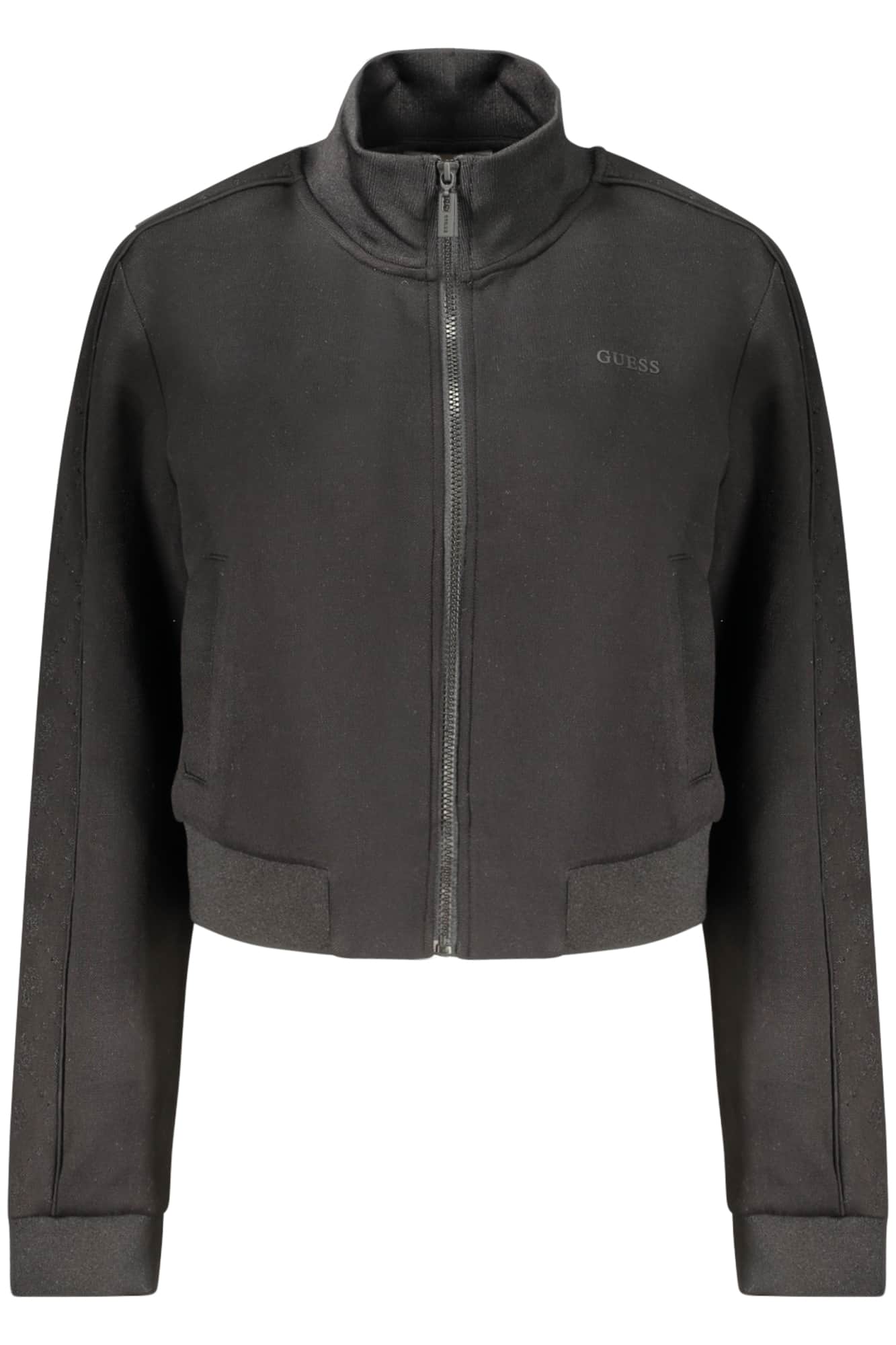 Guess Jeans damen schwarz mit reissverschluss sweatshirt