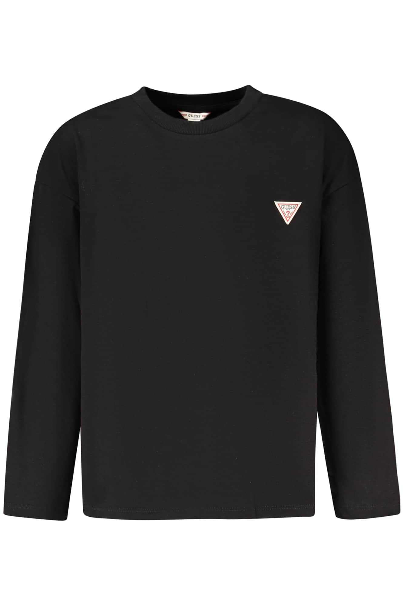 Guess Jeans langarm t-shirt für kinder, schwarz