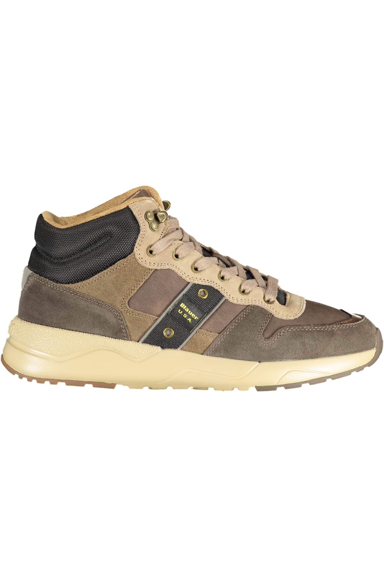 Blauer herren sportschuhe braun