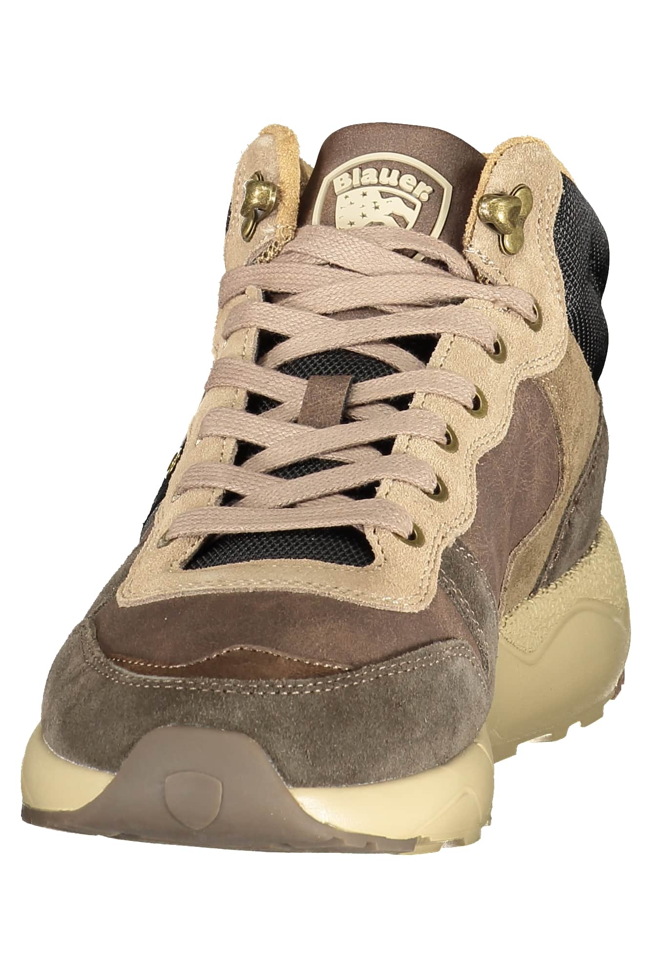 Blauer herren sportschuhe braun