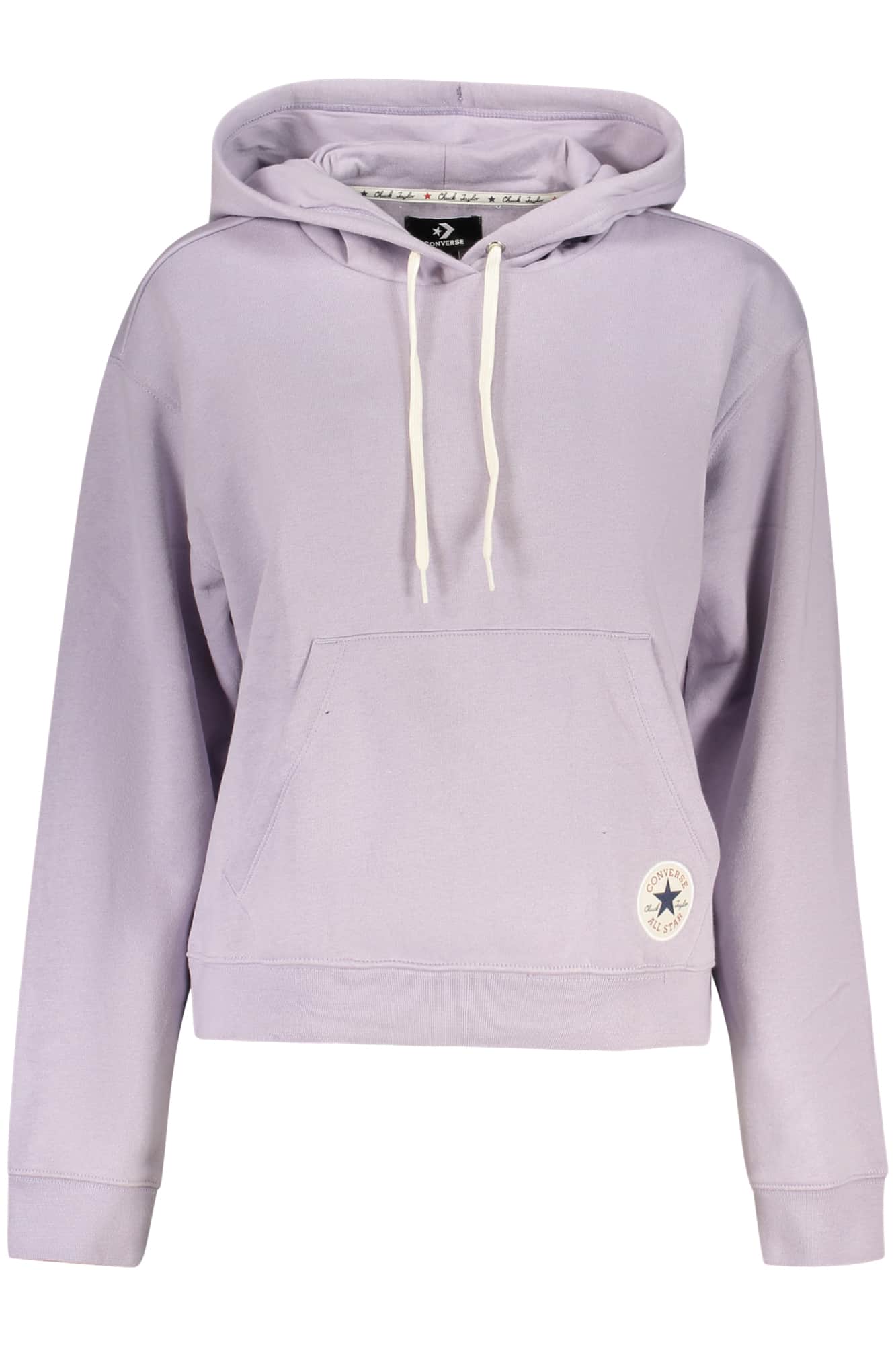 Converse Damen Mit Reißverschluss Hoodie, Schwarz