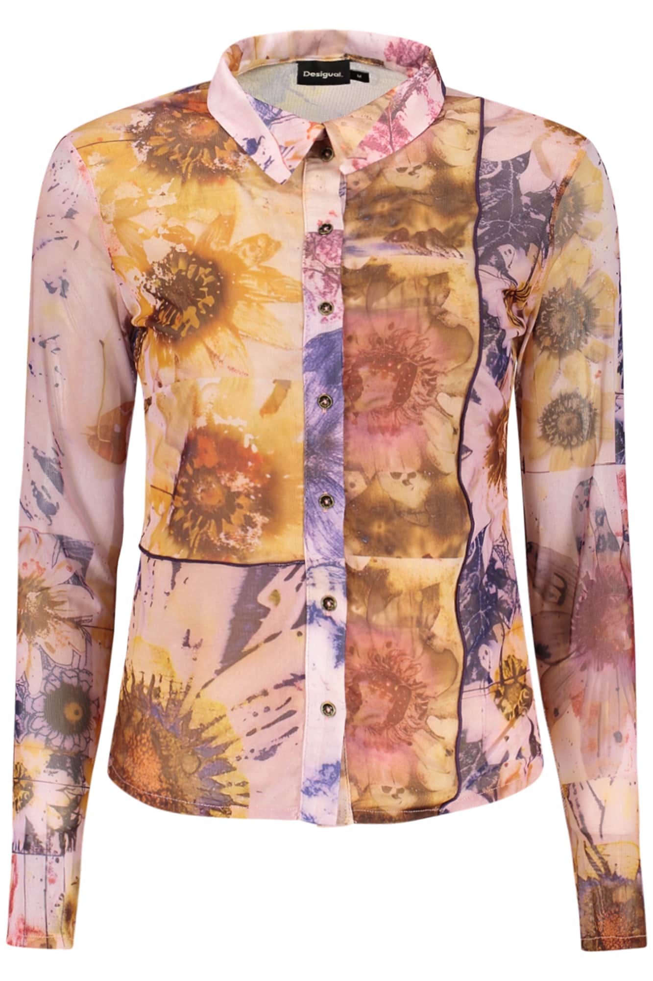 Desigual damen rosa langarm shirt