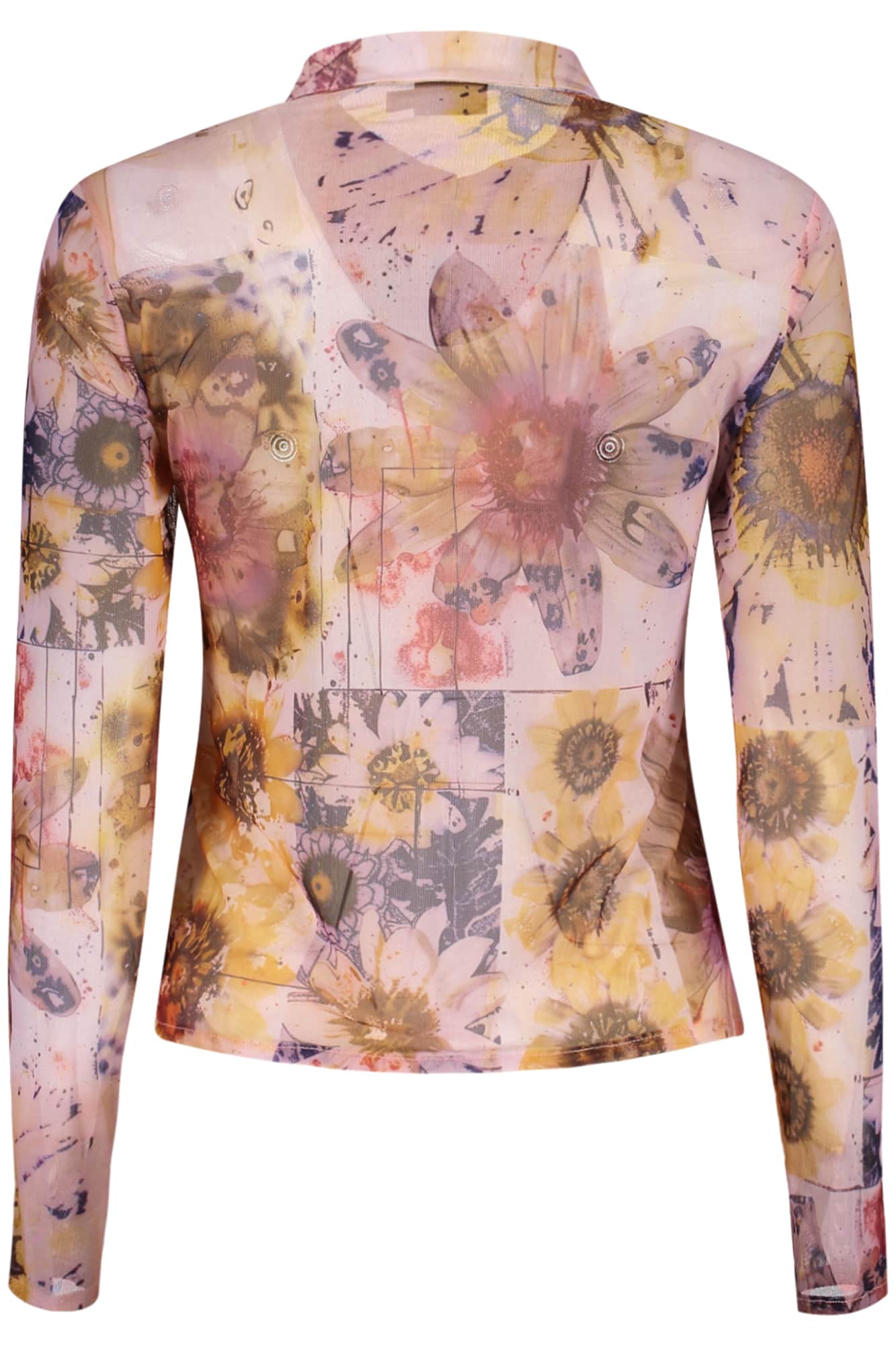 Desigual damen rosa langarm shirt